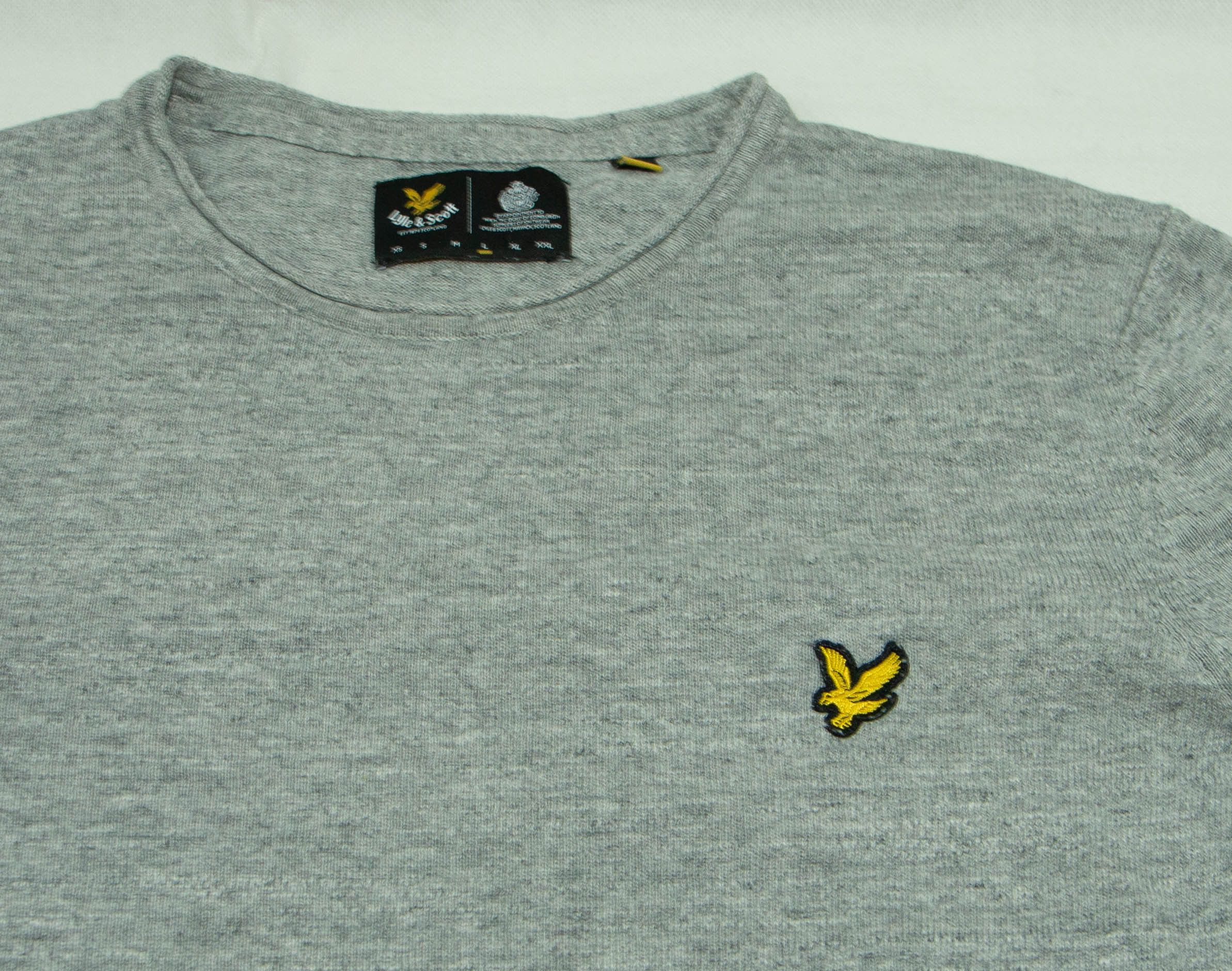 Lyle & Scott MENS LYLE AND SCOTT TOP JUMPER LINEN SIZE L SLIM Size US L / EU 52-54 / 3 - 4 Thumbnail