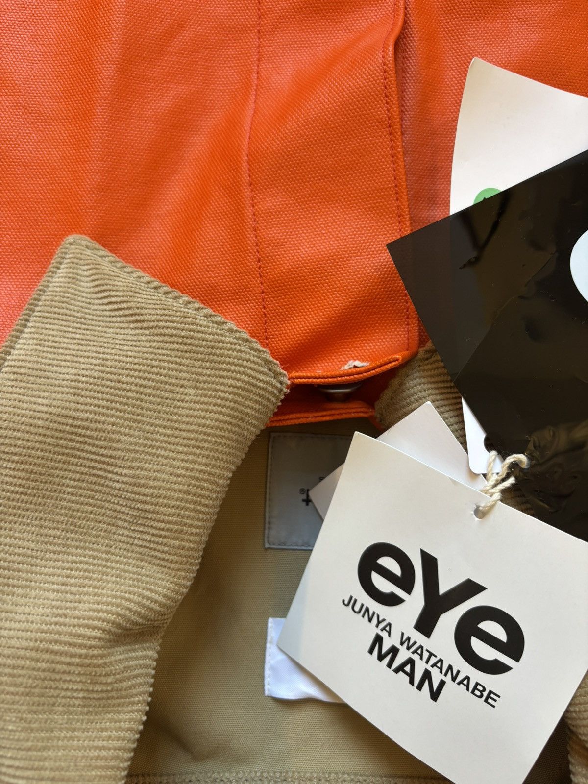 Carhartt Wip × Comme des Garcons × Junya Watanabe eYe Junya Watanabe MAN x Carhartt WIP - Orange chore coat Size US L / EU 52-54 / 3 - 9 Thumbnail