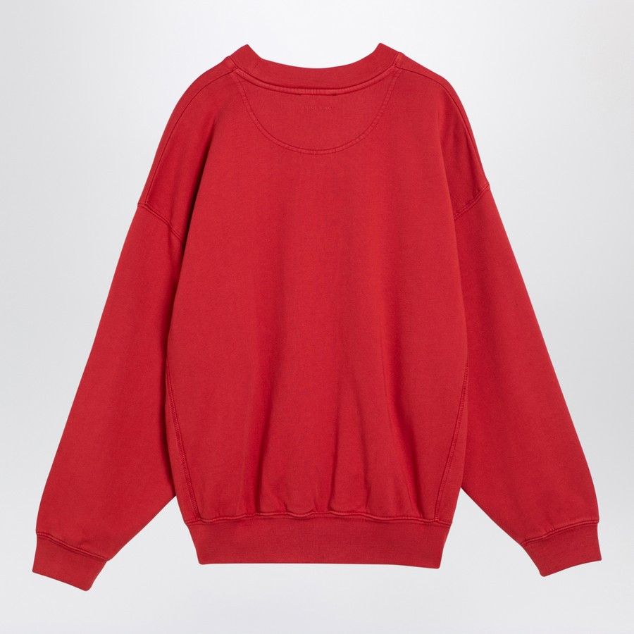 Anine Bing o1d2blof0724 Crew-neck Print Logo Sweatshirt in Red Size M / US 6-8 / IT 42-44 - 2 Thumbnail