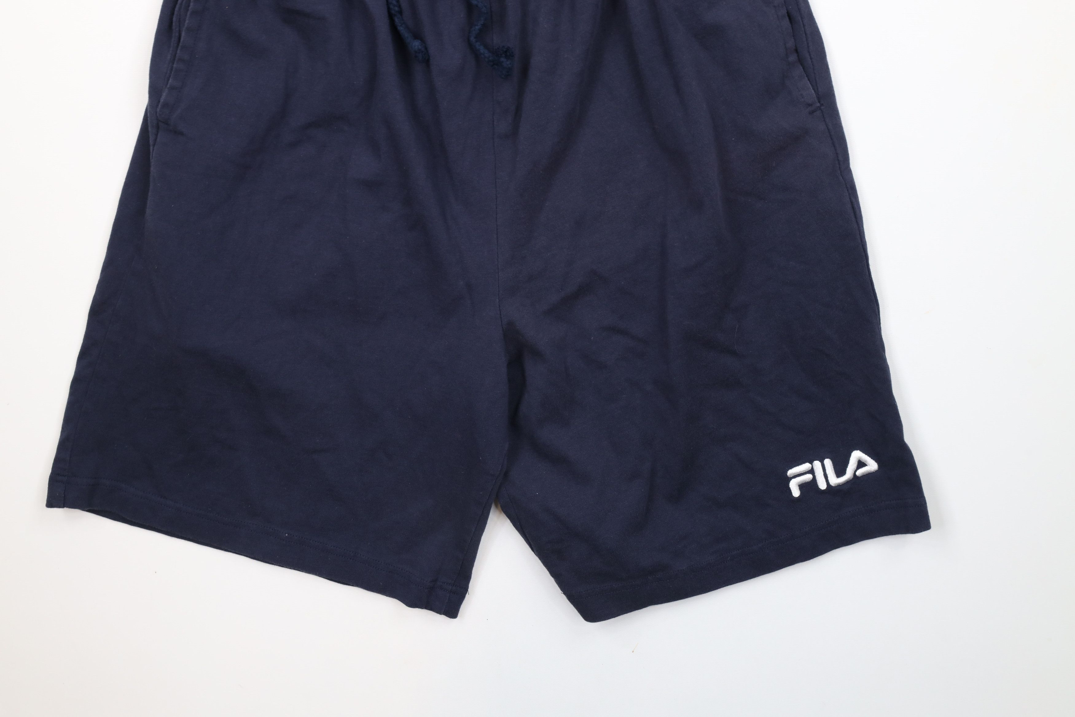 Fila × Vintage Vintage 90s Fila Out Above Knee Heavyweight Cotton Shorts Size US 34 / EU 50 - 4 Thumbnail