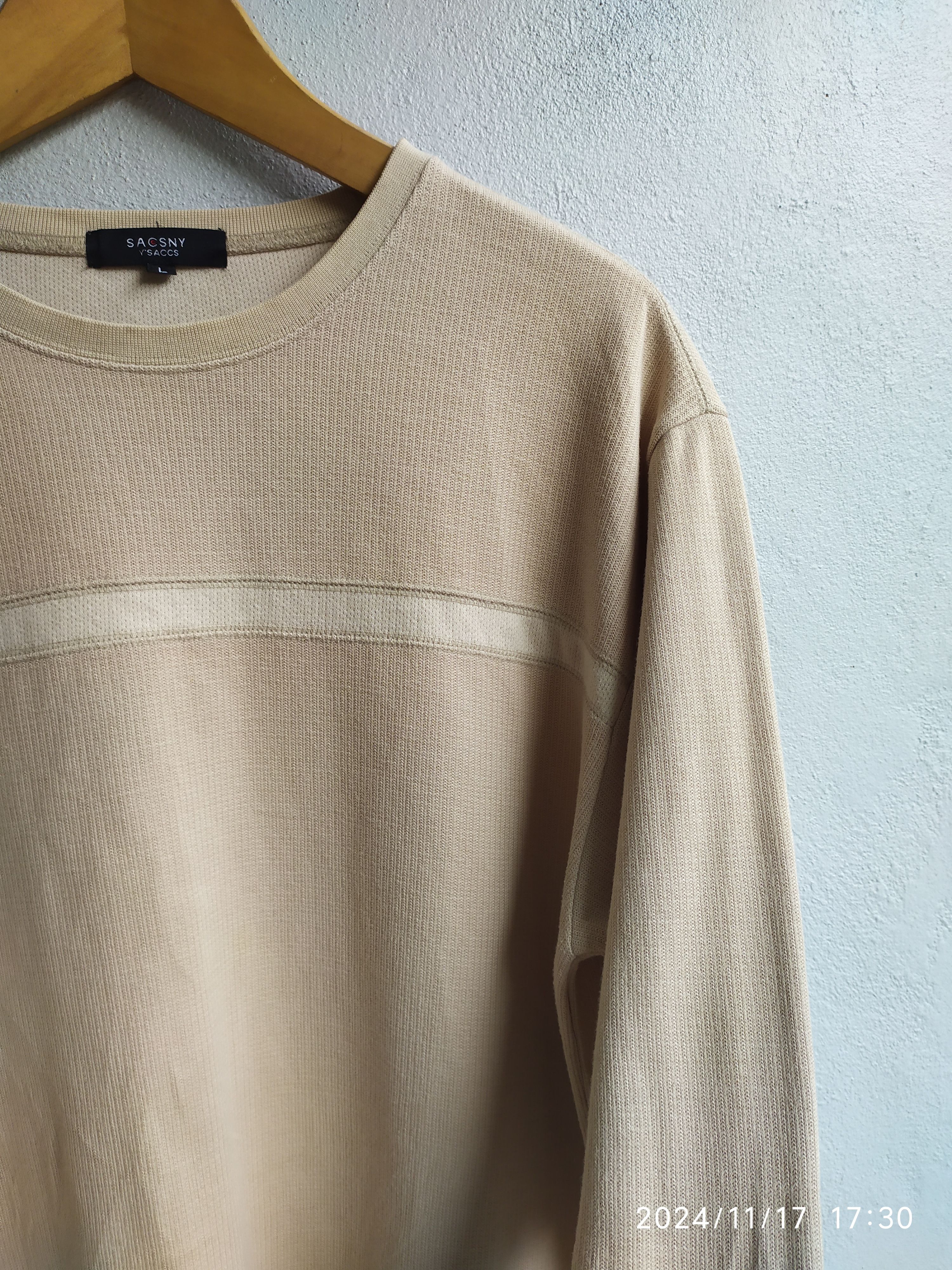 Japanese Brand × Y's × Yohji Yamamoto Vintage Sacsny Y'Saccs Long sleeve Size US L / EU 52-54 / 3 - 3 Thumbnail