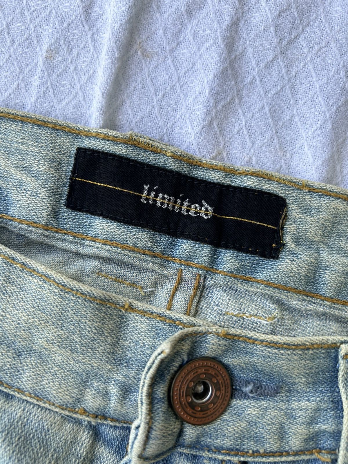 If Six Was Nine 💸BINDINGOFFER💸Limited japanese faded wash dragon denim jeans Size US 34 / EU 50 - 9 Thumbnail