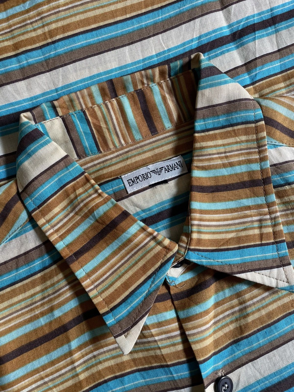 Emporio Armani Vintage emporio armani linen shirt Size US M / EU 48-50 / 2 - 4 Thumbnail