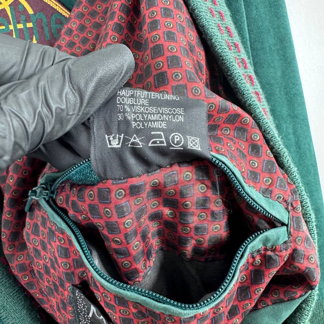 Other Vintage 90s Valmeline Cardigan Jacket Alcantara Pattern XL Size US XL / EU 56 / 4 - 10 Thumbnail