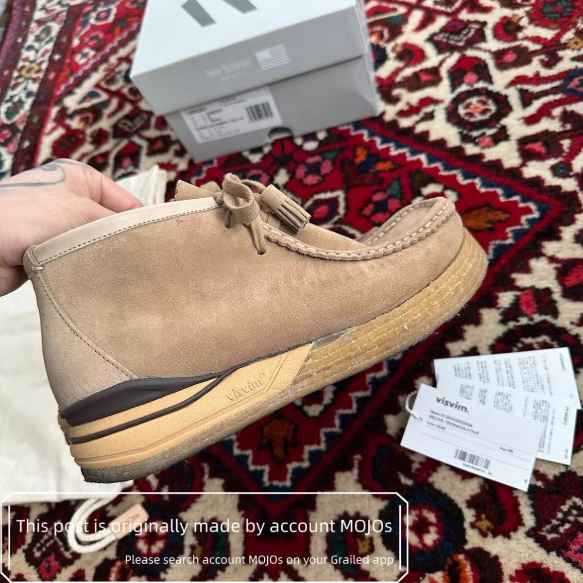 Visvim Sz 9.5 Visvim 25SS BEUYS Trekker-FOLK mojos1402 Size US 9.5 / EU 42-43 - 4 Thumbnail