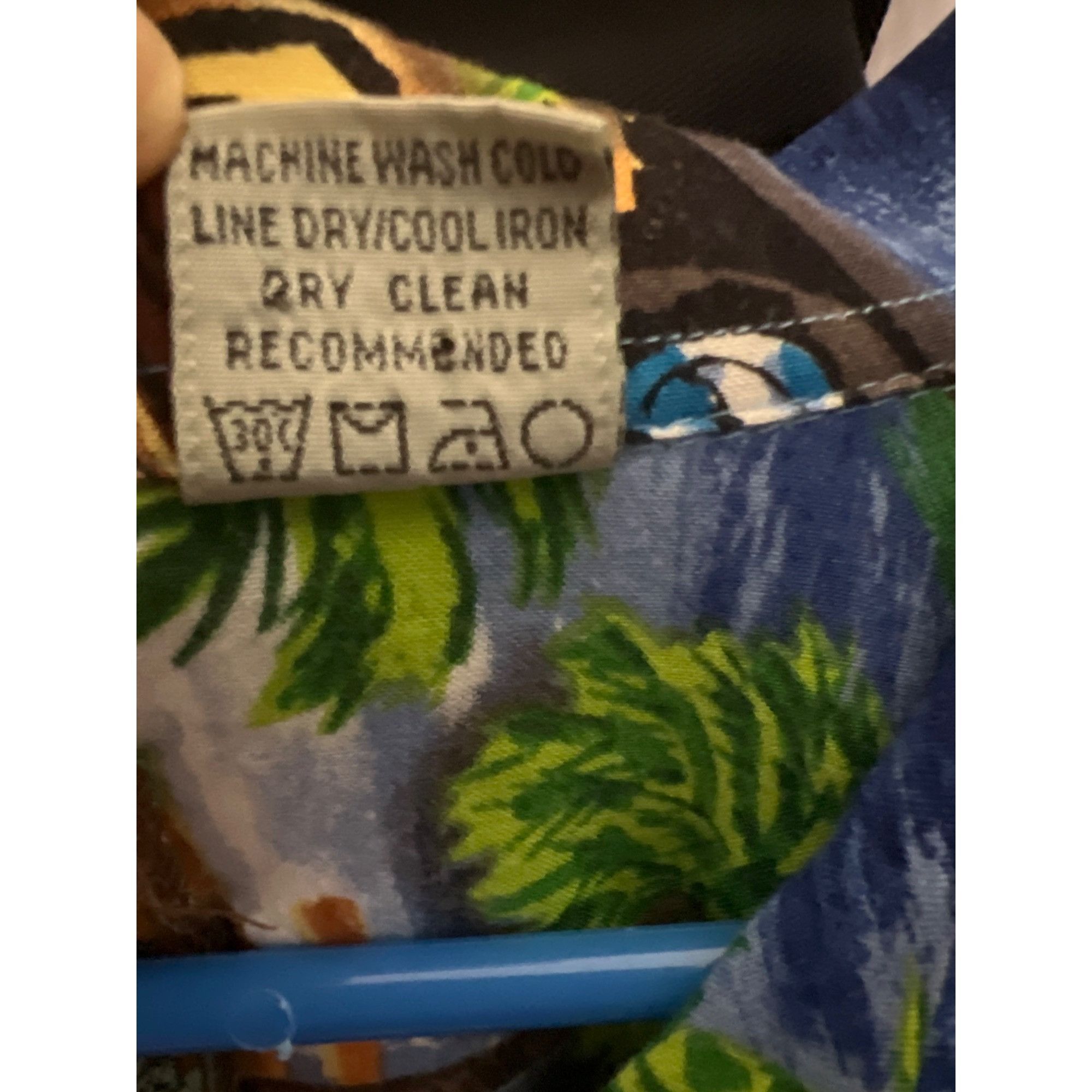 Pineapple Connection Blue All Over Print Hawaiian Floral Button Shirt Pocket Size US XXL / EU 58 / 5 - 10 Thumbnail