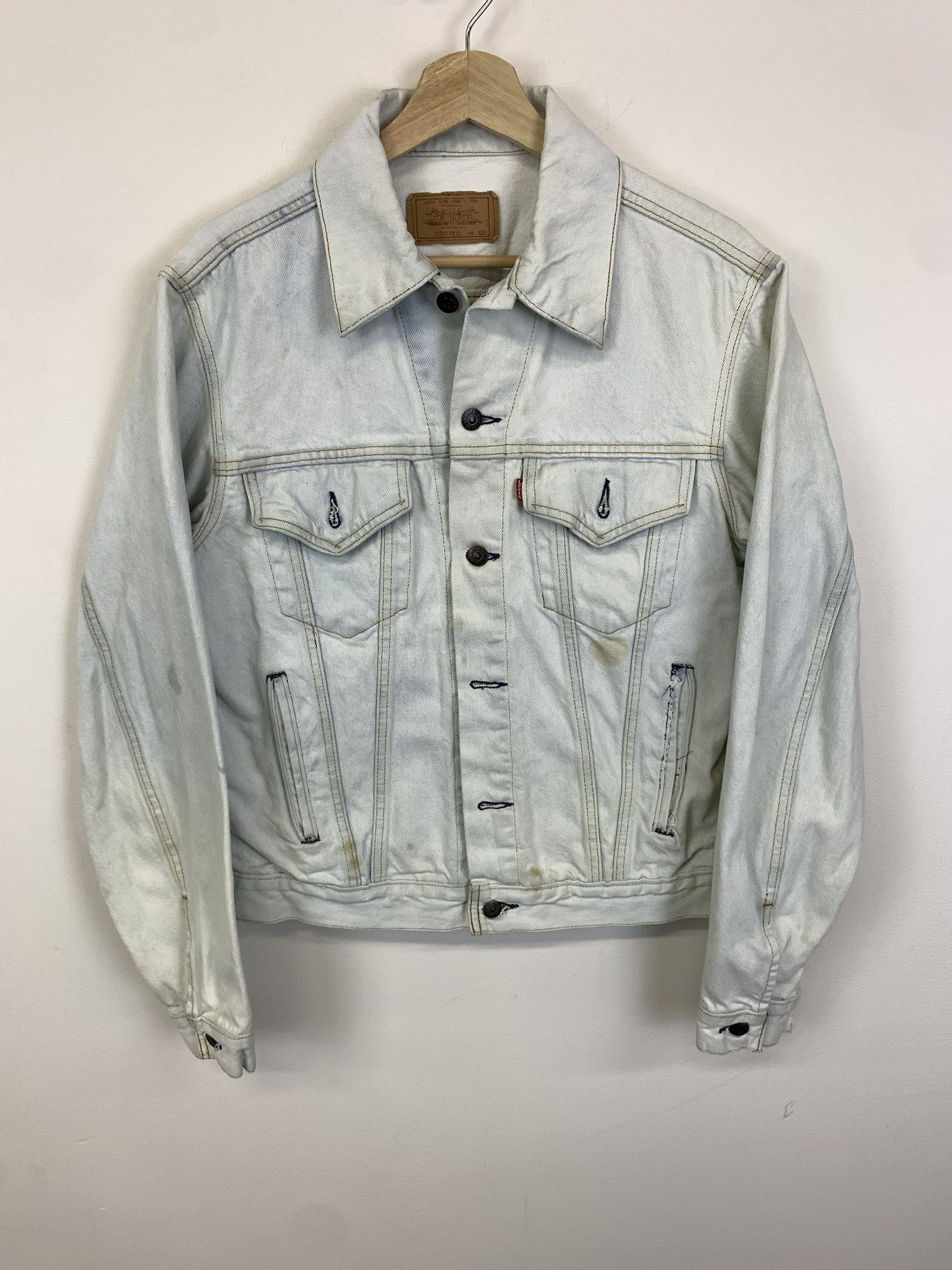 ジャケット・アウター 18ss White Super Bleach Denim Jacket 18ss White Super Bleach Denim Jacket