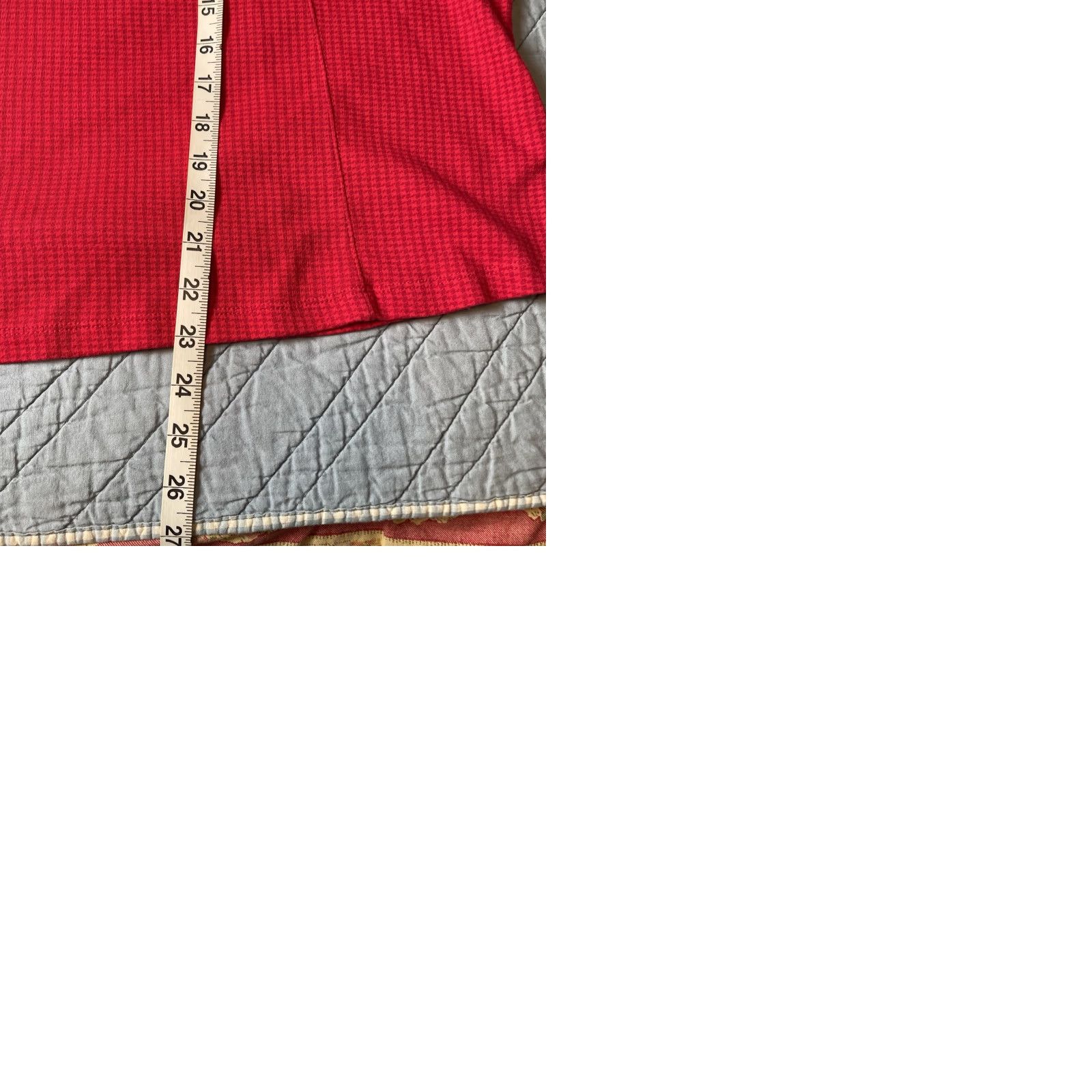 Coldwater Creek Coldwater Creek Turtleneck Shirt Top Women’s 3X Red Knit Pullover Houndstooth Size XXL / US 16-18 / IT 52-54 - 9 Thumbnail
