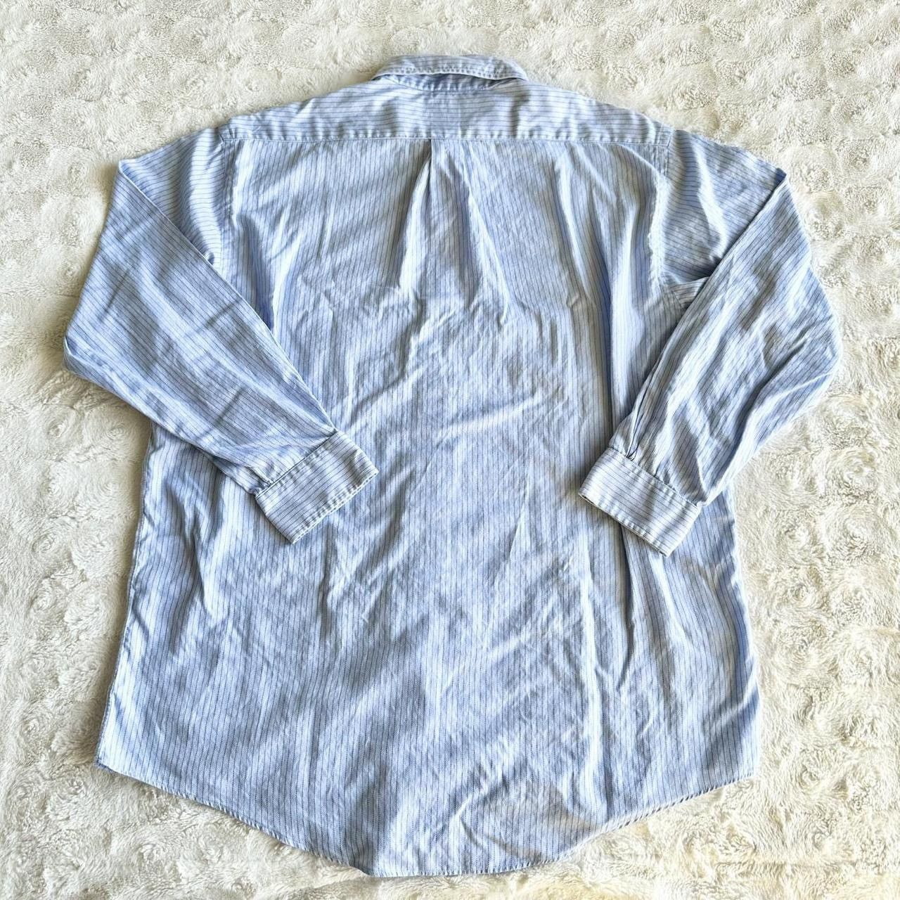 Brooks Brothers Vintage Brooks Brothers Shirt Mens 17-3 Blue Button 90s USA Size US XL / EU 56 / 4 - 3 Thumbnail