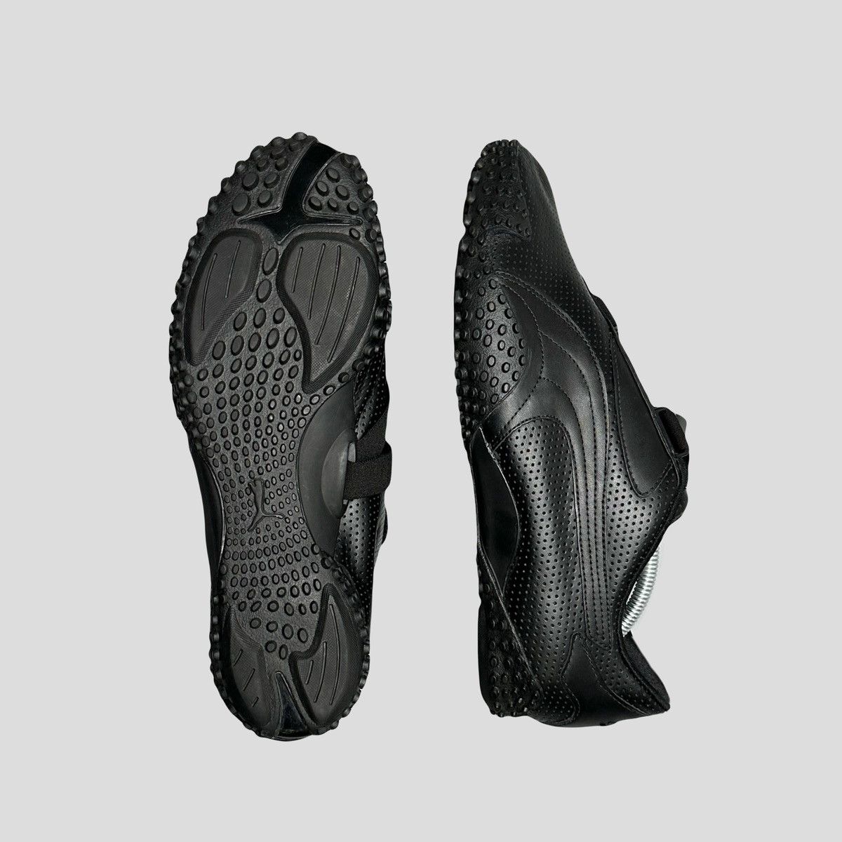 Archival Clothing x Puma Vintage Puma Mostro Black Leather Shoes, Men's (Size 12)