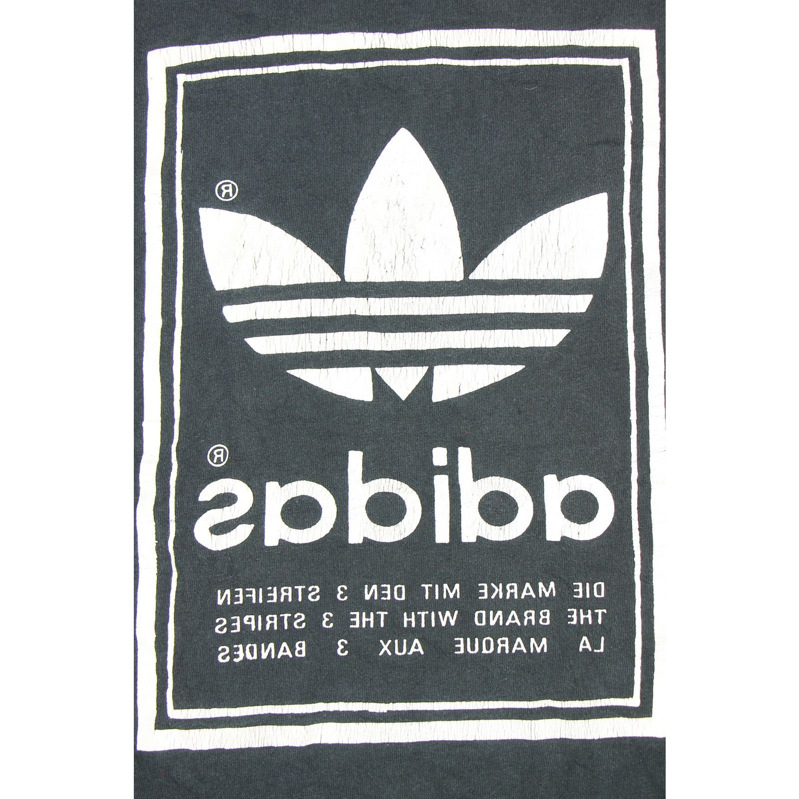 Adidas Vintage Adidas Trefoil Tee Urban Minimalist Design Size US M / EU 48-50 / 2 - 4 Thumbnail