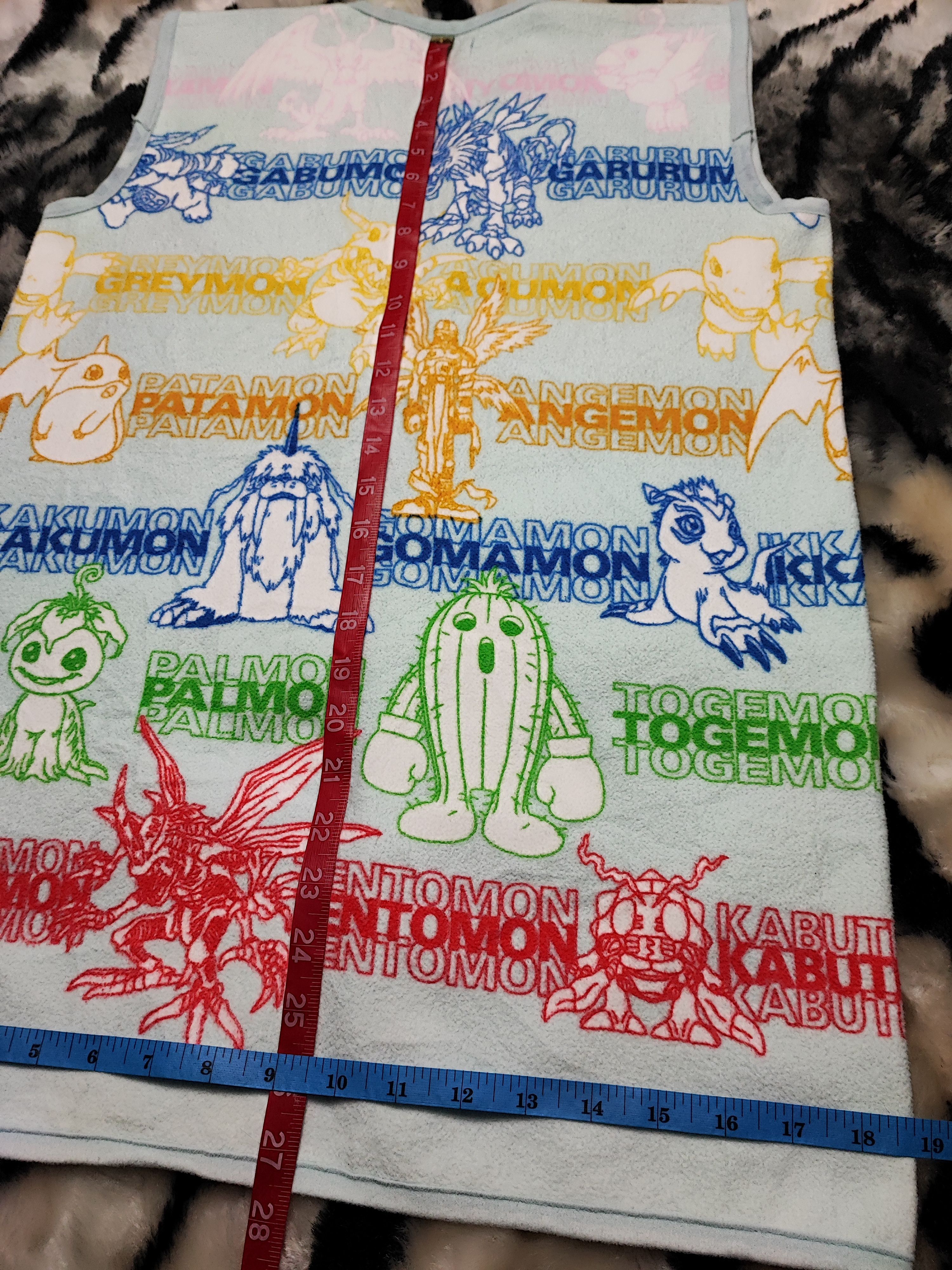 Pokemon Digimon Vest Full Character Bandai Japan Edition Size US M / EU 48-50 / 2 - 4 Thumbnail