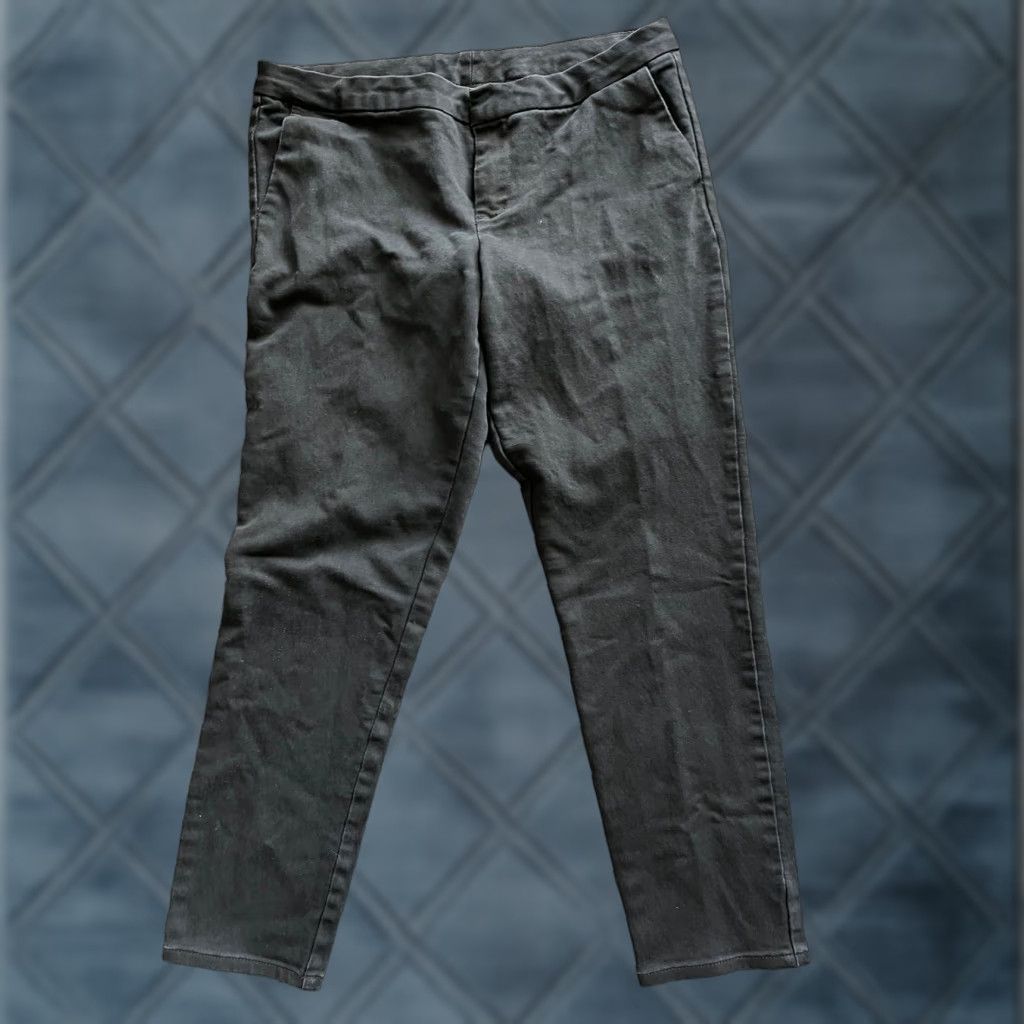 Vintage KUT from the Kloth Womens Pants Black Size 10 Mid Rise Ankle Cotton Blend Career Size 32" / US 10 / IT 46 - 1 Thumbnail