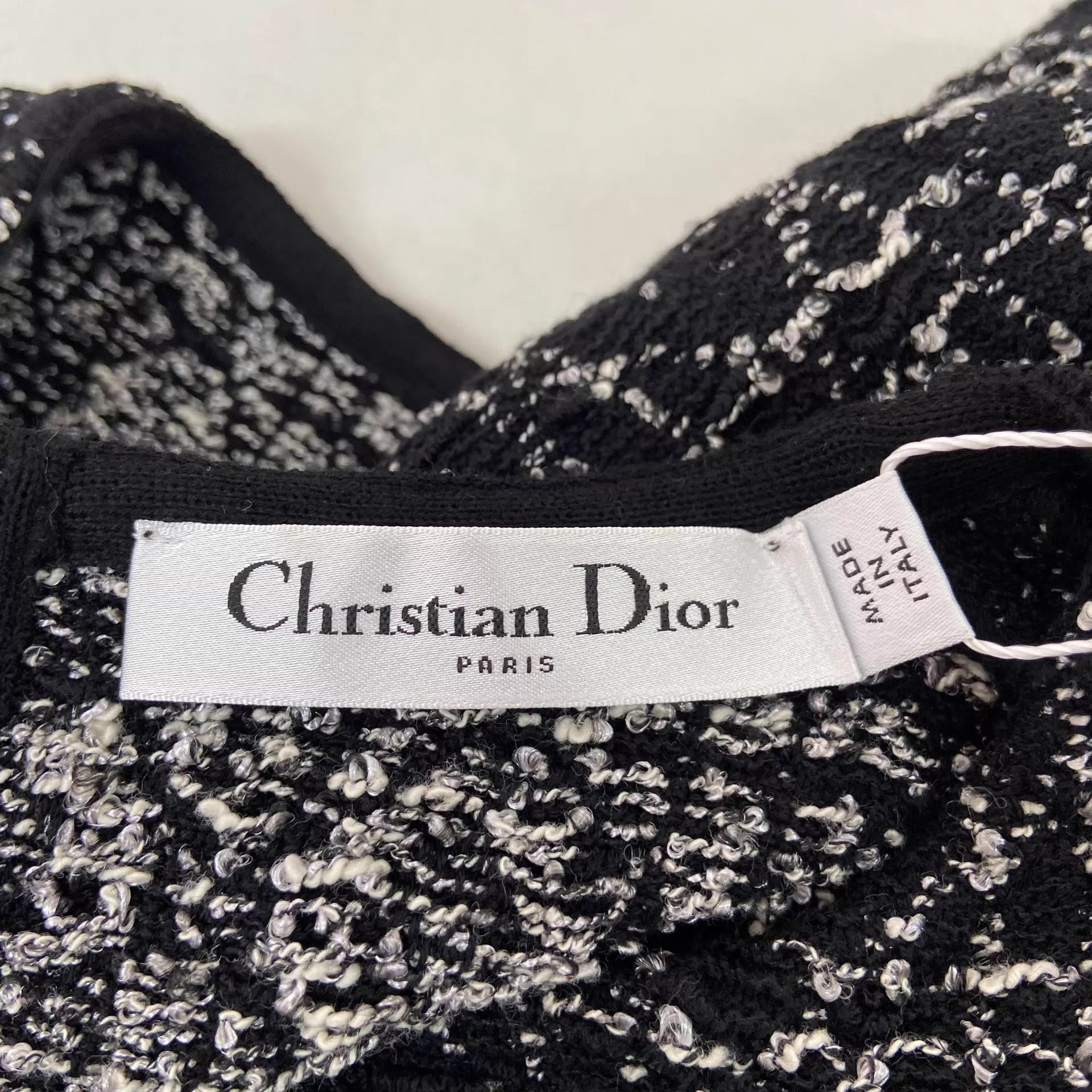 Christian Dior Monsieur Dior Tartan Knit Dress F34 Size XS / US 0-2 / IT 36-38 - 7 Thumbnail