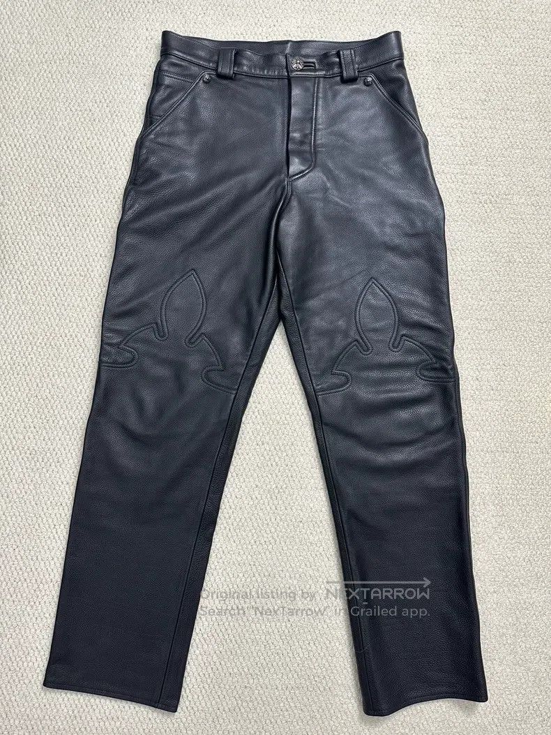 Chrome Hearts CHROME HEARTS 30 Flerkne Carpenter flame knee tooling leath Size 30" / US 8 / IT 44 - 1 Thumbnail