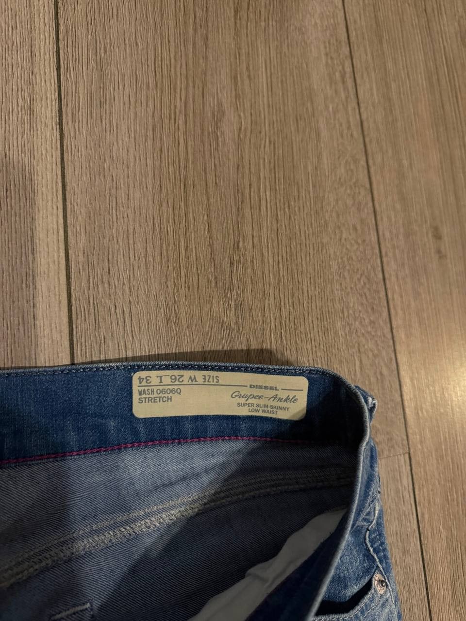Diesel diesel grupee skinny jeans W26 L34 women super slim Blue Size 26" / US 2 / IT 38 - 4 Thumbnail