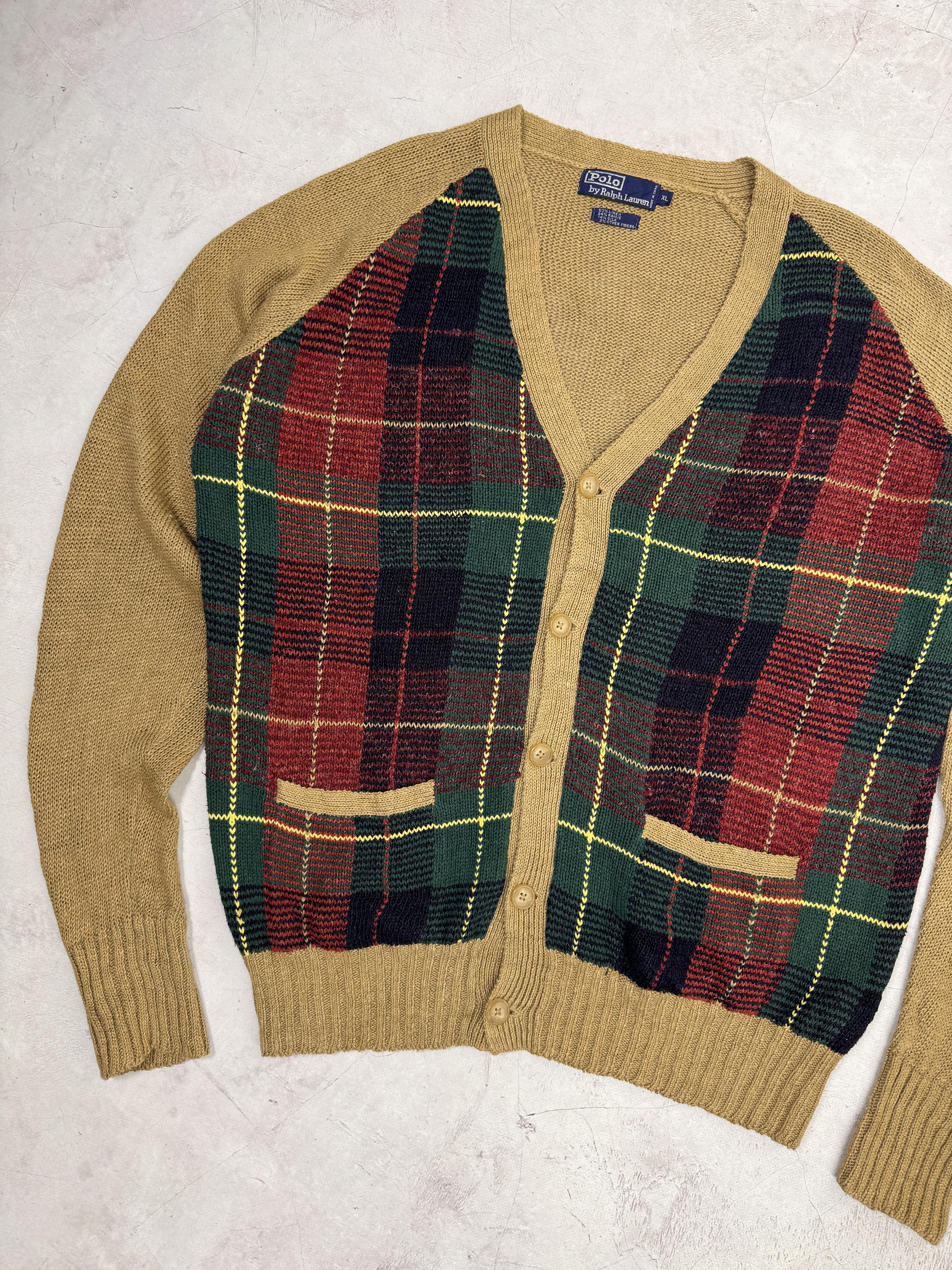 Polo Ralph Lauren × Vintage Vintage Polo Ralph Lauren Cardigan Country Style Aztec Size US XL / EU 56 / 4 - 3 Thumbnail