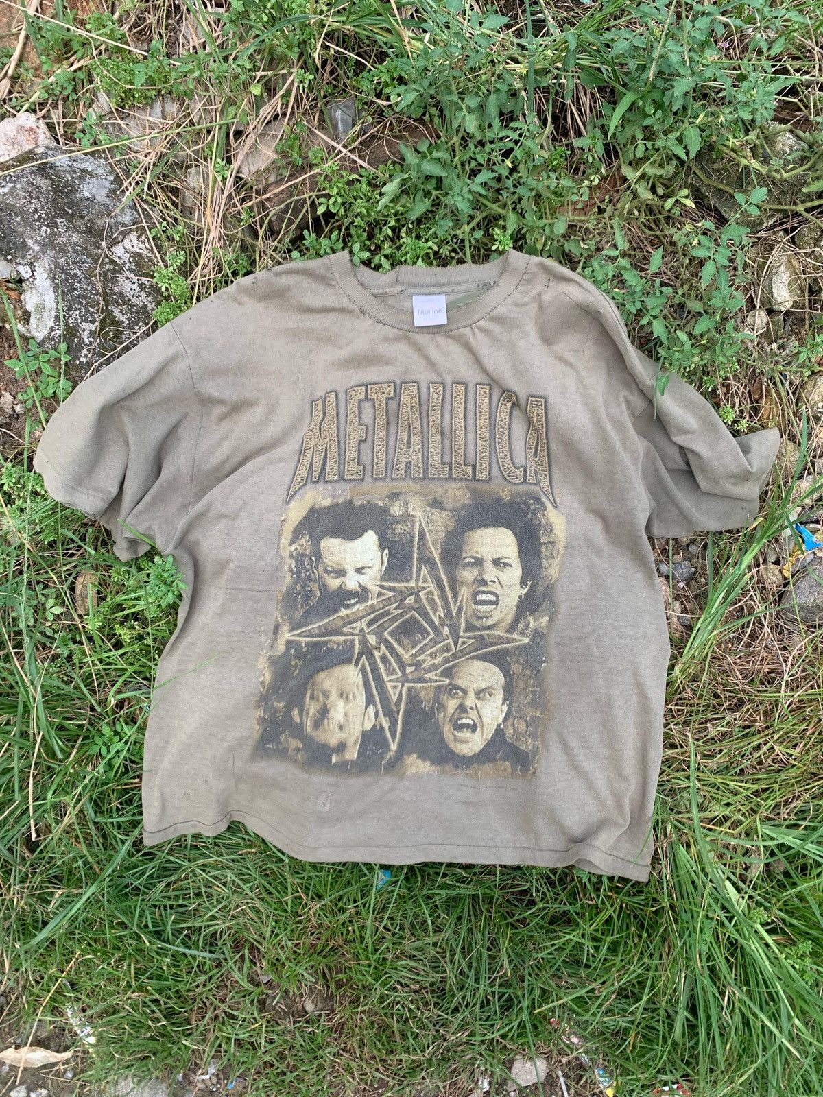 🔥Vintage Metallica “Poor Touring Me” 1996/97 Tour Tee Trash