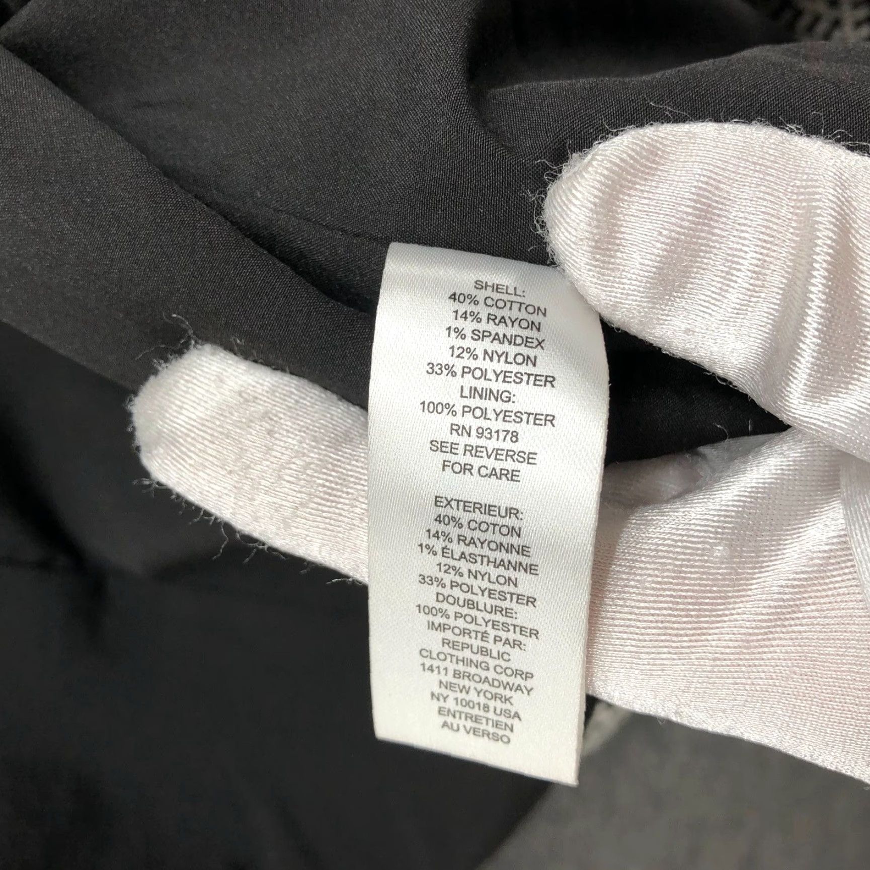 Vintage Tahari Tweed Jacket Womens S Black White Patterned Jacquard Chevron Geometric Button Front Blazer Size S / US 4 / IT 40 - 4 Thumbnail