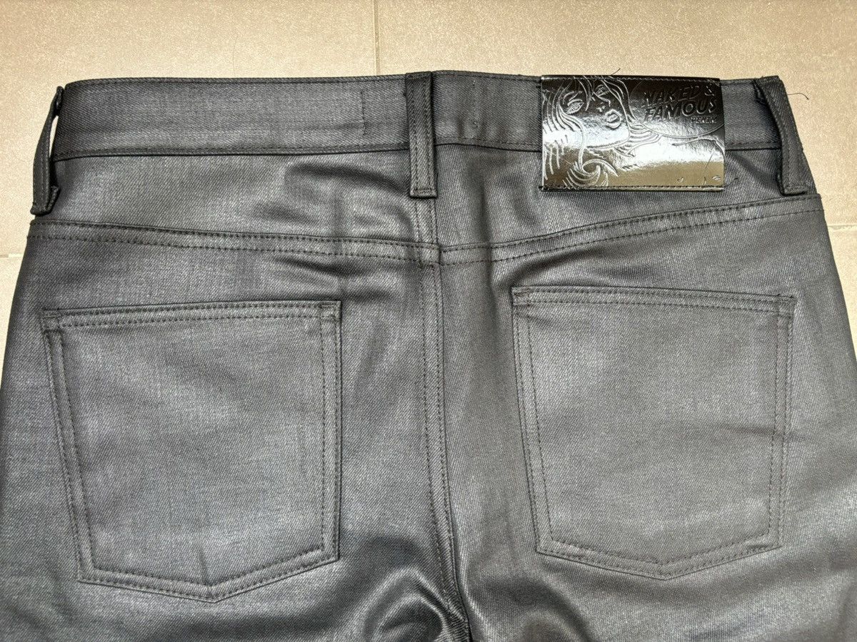 Naked & Famous Naked & Famous Denim - Black Waxed Jeans Size US 31 - 12 Thumbnail