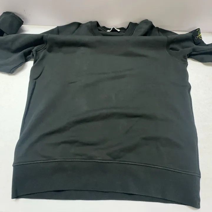 Stone Island Stone Island Men's Black Crew Neck Sweatshirt -2506 Size US XL / EU 56 / 4 - 7 Thumbnail
