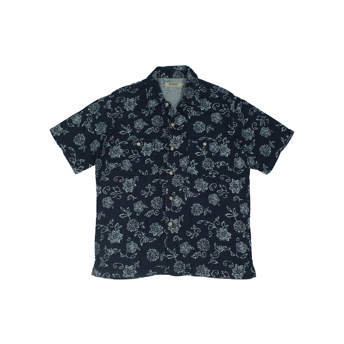 Kansai Yamamoto *NoTariff Kansai Yamamoto Floral Pattern Shirt Size US L / EU 52-54 / 3 - 1 Thumbnail