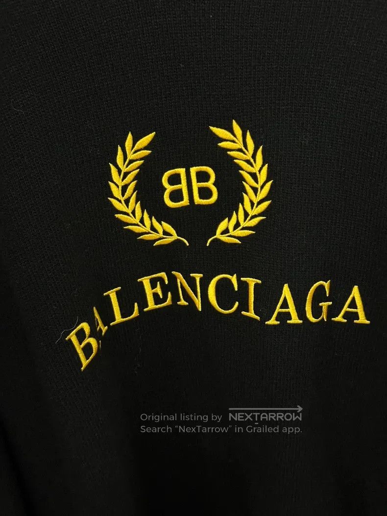 Balenciaga Balenciaga Embroidered logo in black letters turtle neck l Size US XS / EU 42 / 0 - 2 Thumbnail
