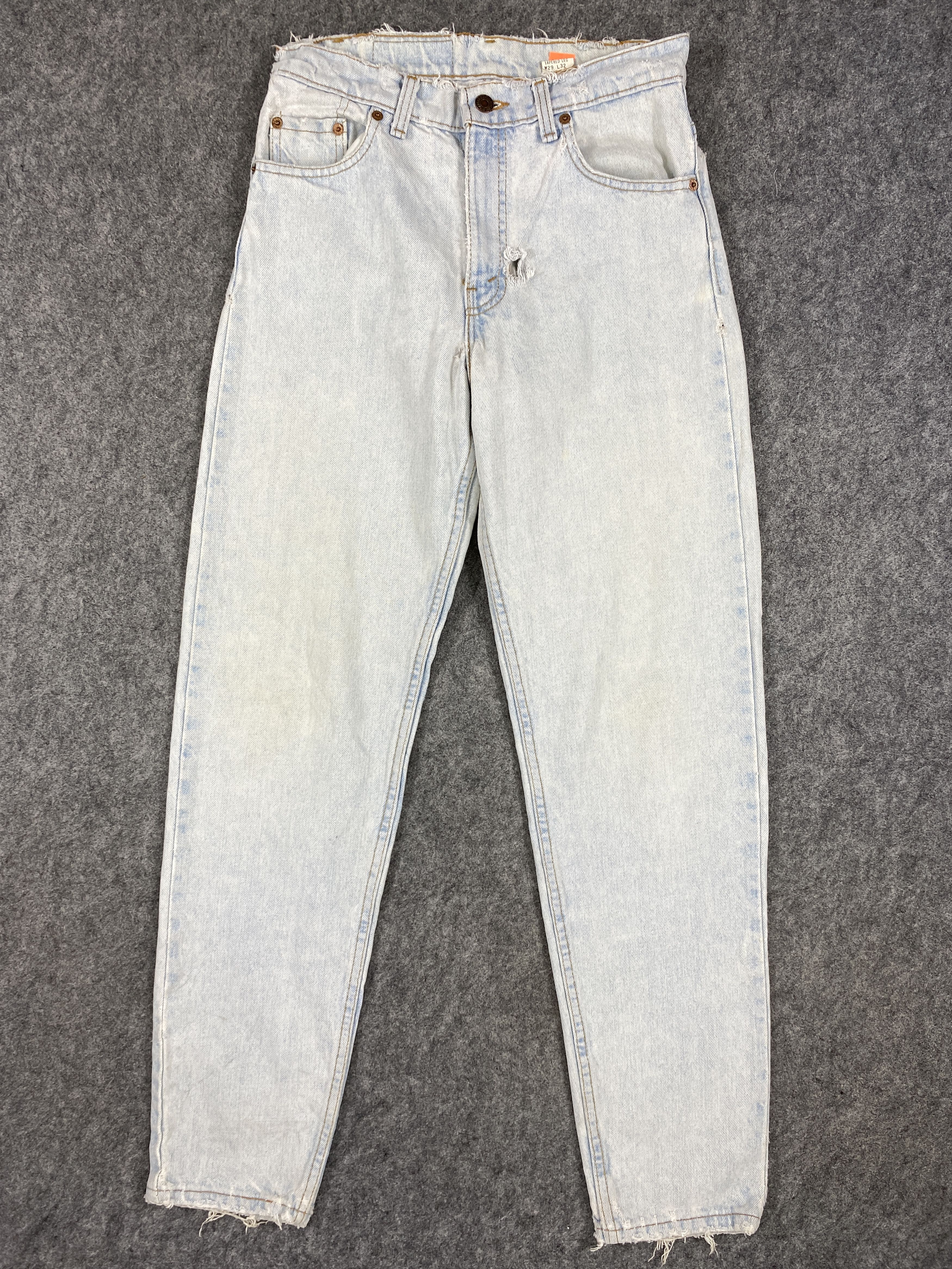 Levi's Light Blue Wash Vintage Levi's 550 USA 28x31.5 Denim -SJ003 Size US 28 / EU 44 - 1 Thumbnail