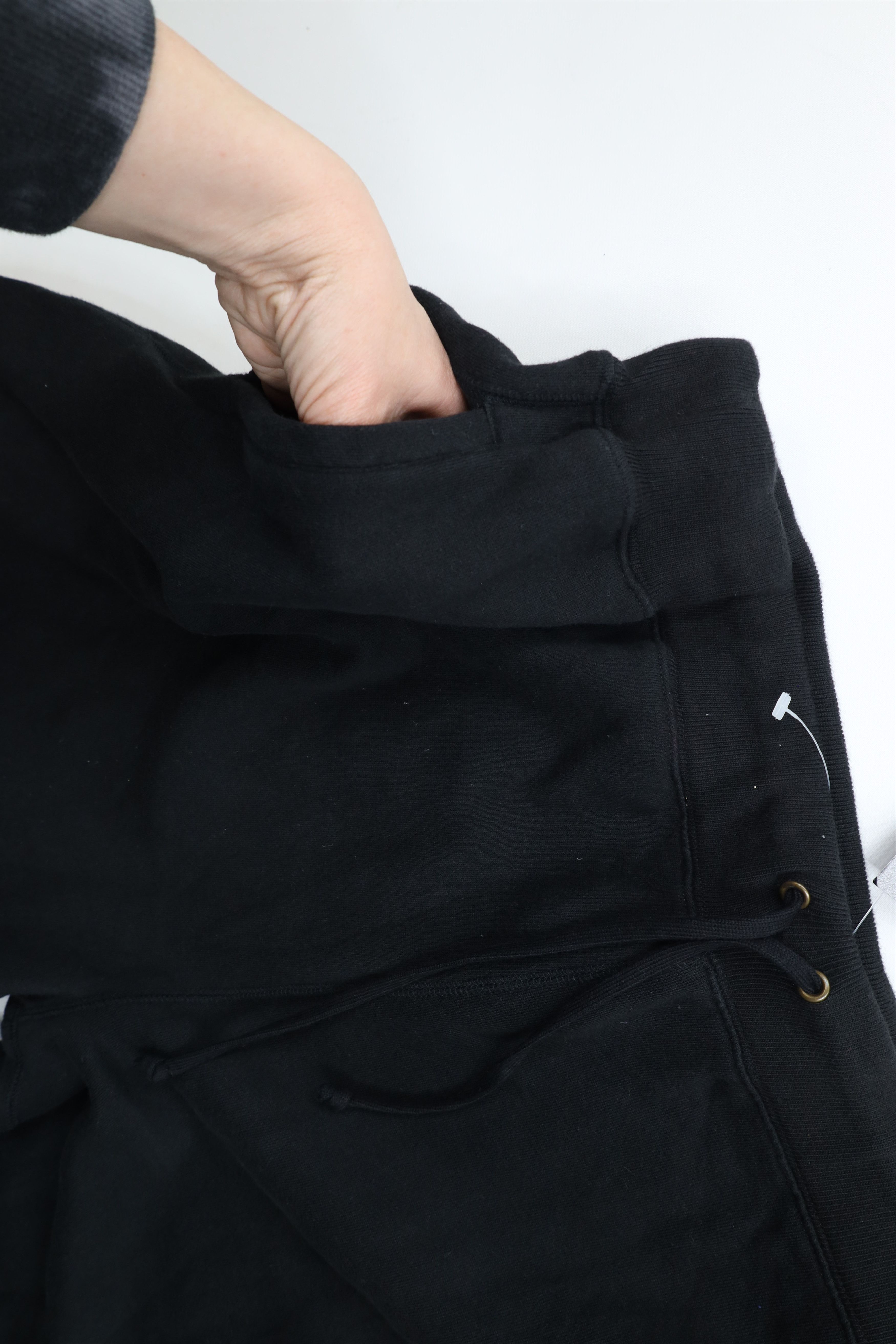 Polo Ralph Lauren Deadstock Vintage Ralph Lauren Wide Leg Sweatpants Black Size US 40 / EU 56 - 6 Thumbnail