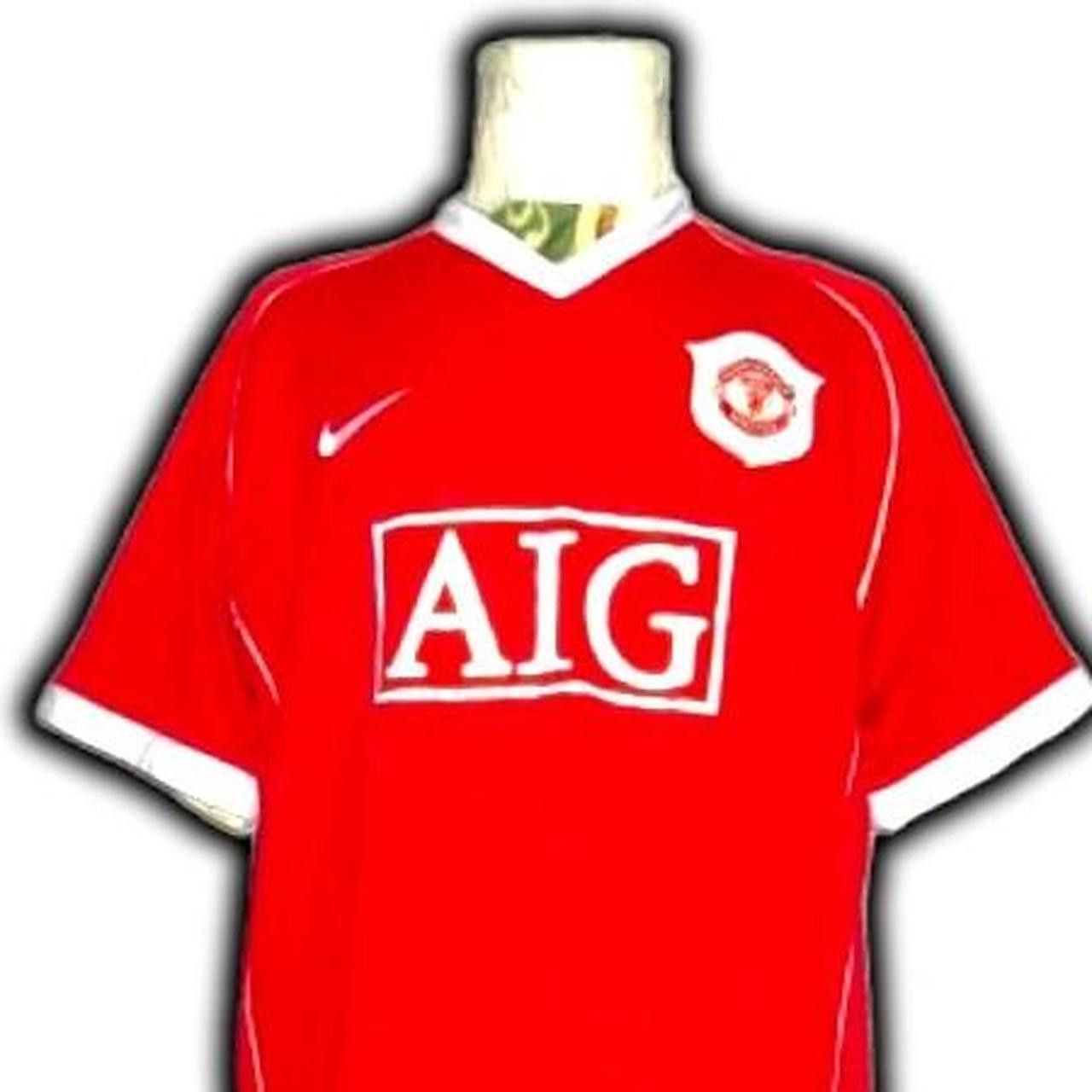 Nike Fc Manchester United England 2006 2007 Home shirt jersey Size US XL / EU 56 / 4 - 1 Thumbnail