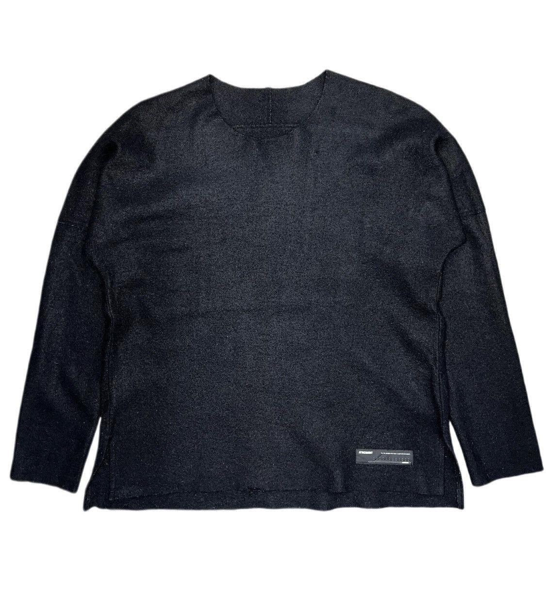 image of Attachment Wool Knit in Black, Men's (Size Medium)