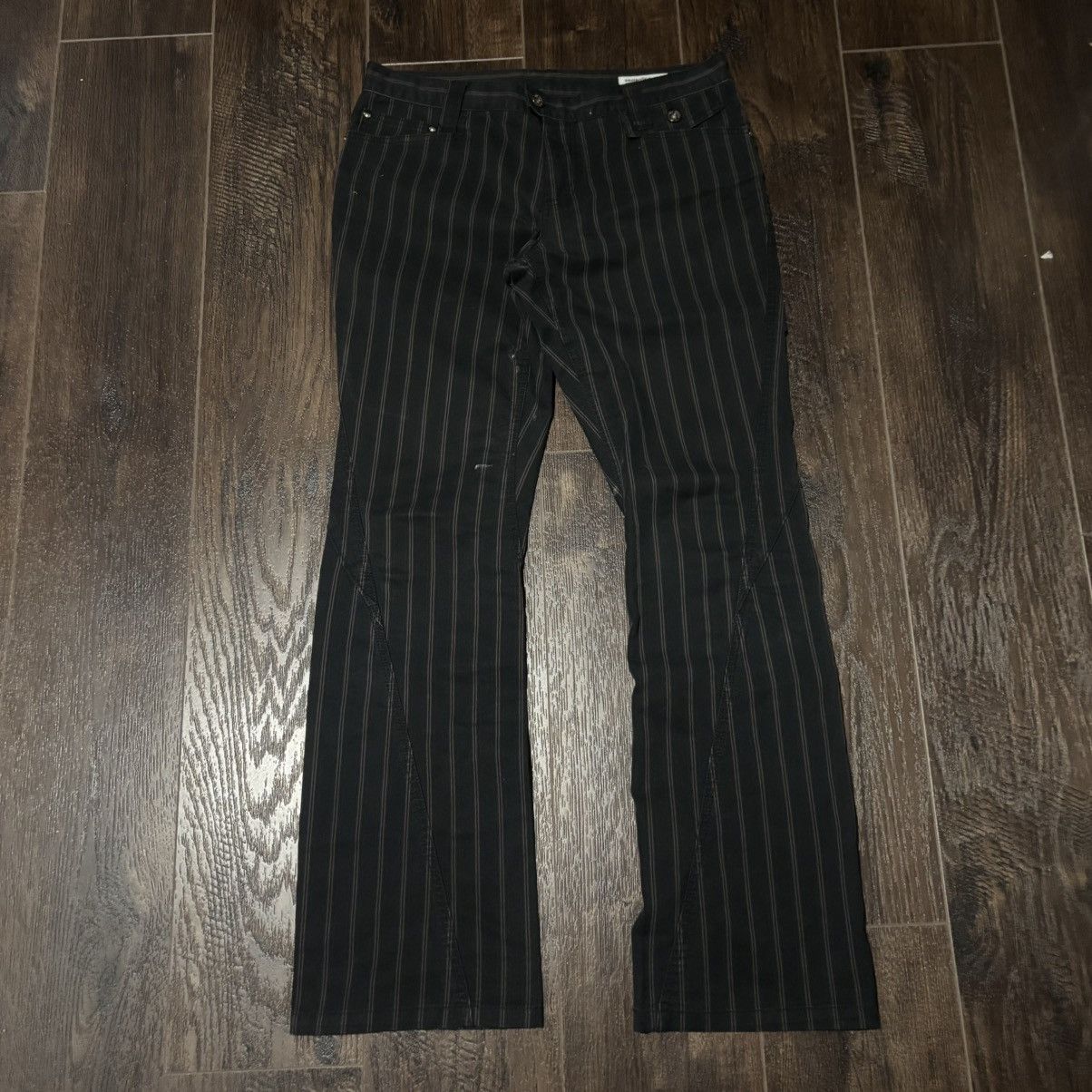 semanticdesign Semantic Design Flared Striped Pants Size US 32 / EU 48 - 2 Thumbnail