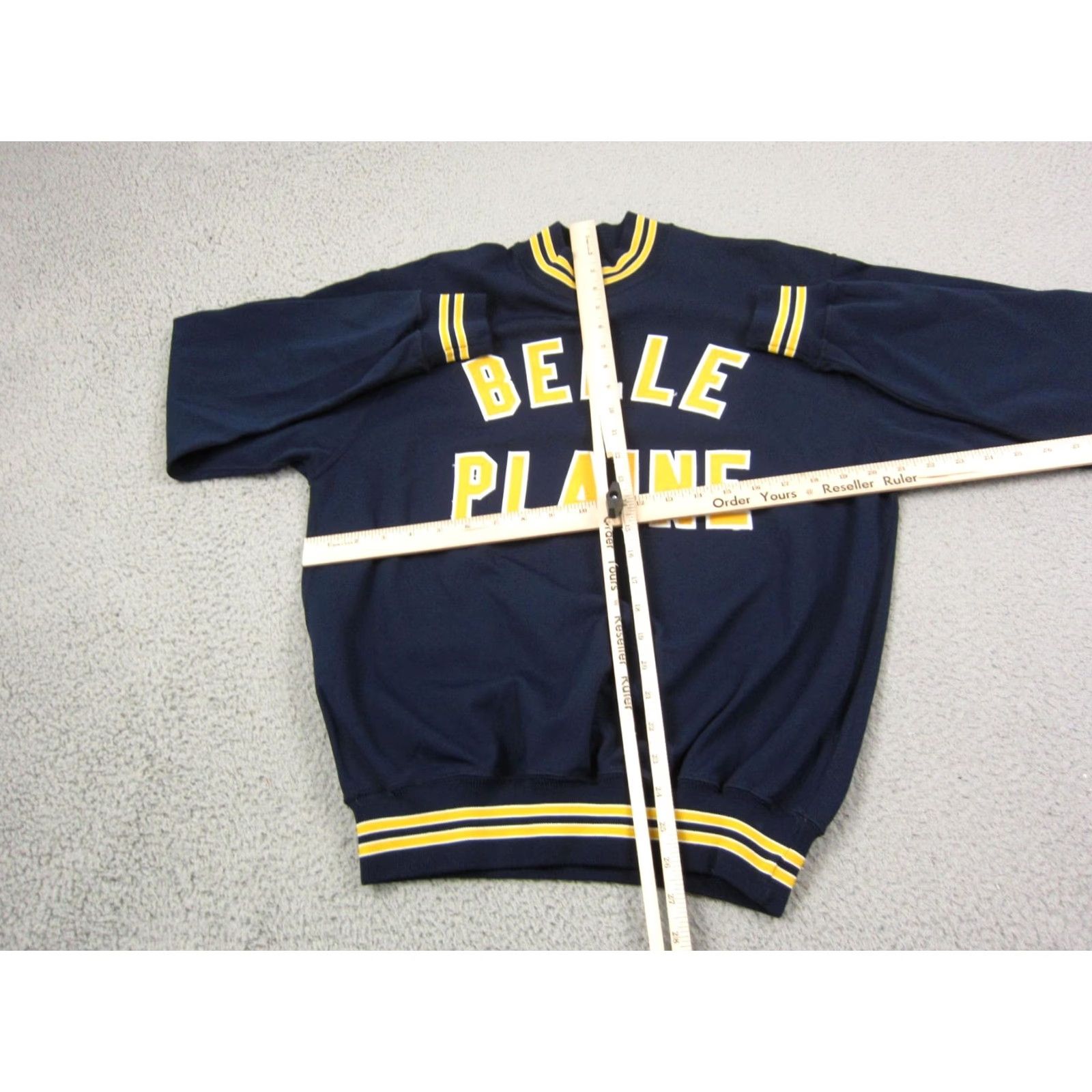 Vintage VINTAGE Iowa Sports Supply Belle Plaine Sweatshirt Womens L Blue Yellow 90s 70s 80s Made in USA Size L / US 10 / IT 46 - 7 Thumbnail
