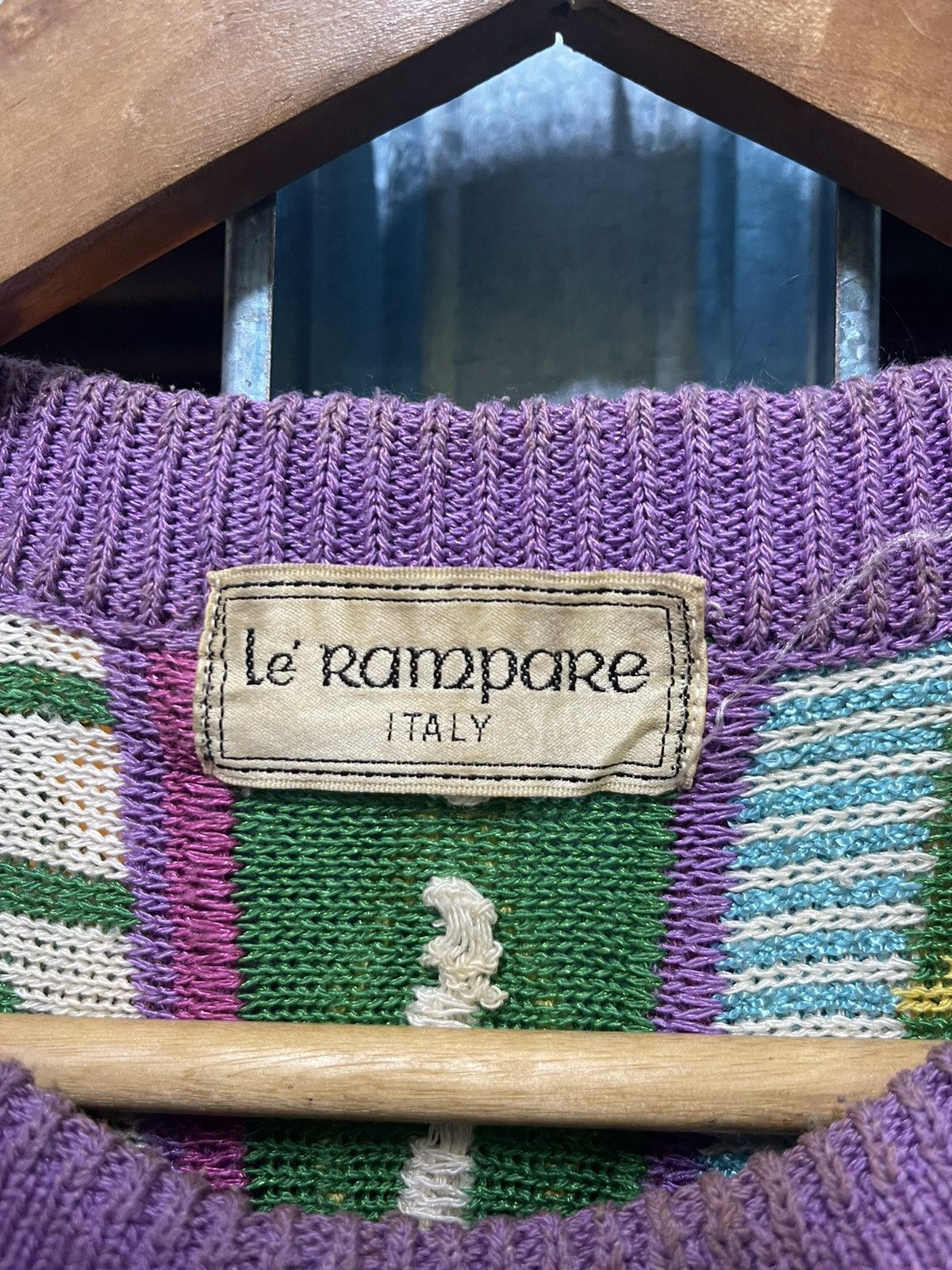 Designer 🔥RARE🔥Vintage Made In Japan Knitwear By Le’ Rampare Italy Size US L / EU 52-54 / 3 - 10 Thumbnail