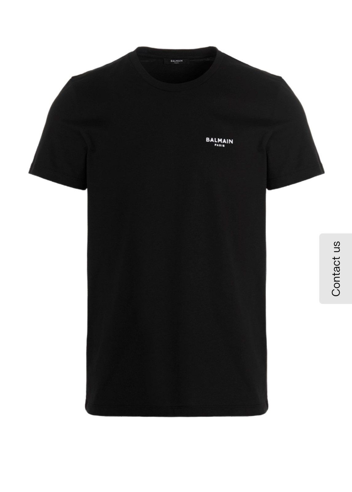 Balmain Balmain Flocked T shirt Black Size US XXL / EU 58 / 5 - 1 Thumbnail
