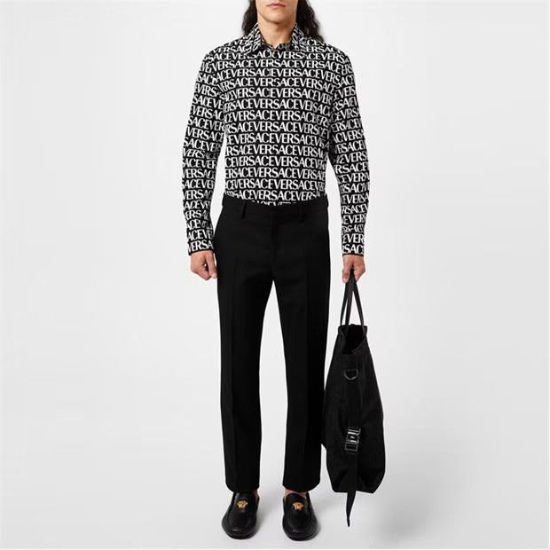 Versace o1g2r1mq0824 Wool Pants in Black Size US 32 / EU 48 - 6 Thumbnail