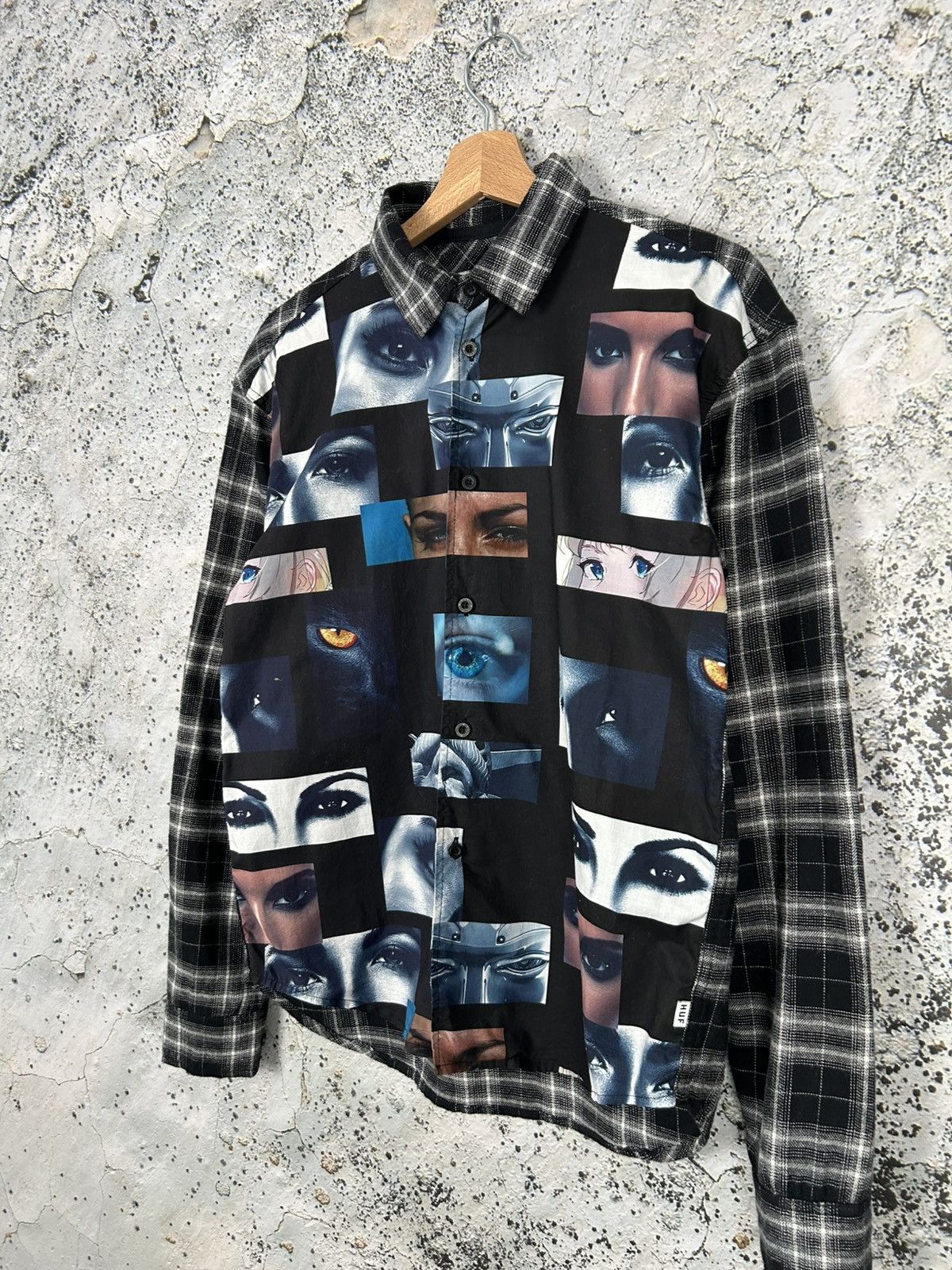 Huf HUF Skateboarding Eyes Shirt Avant Garde Streetwear Rap Size US XS / EU 42 / 0 - 2 Thumbnail