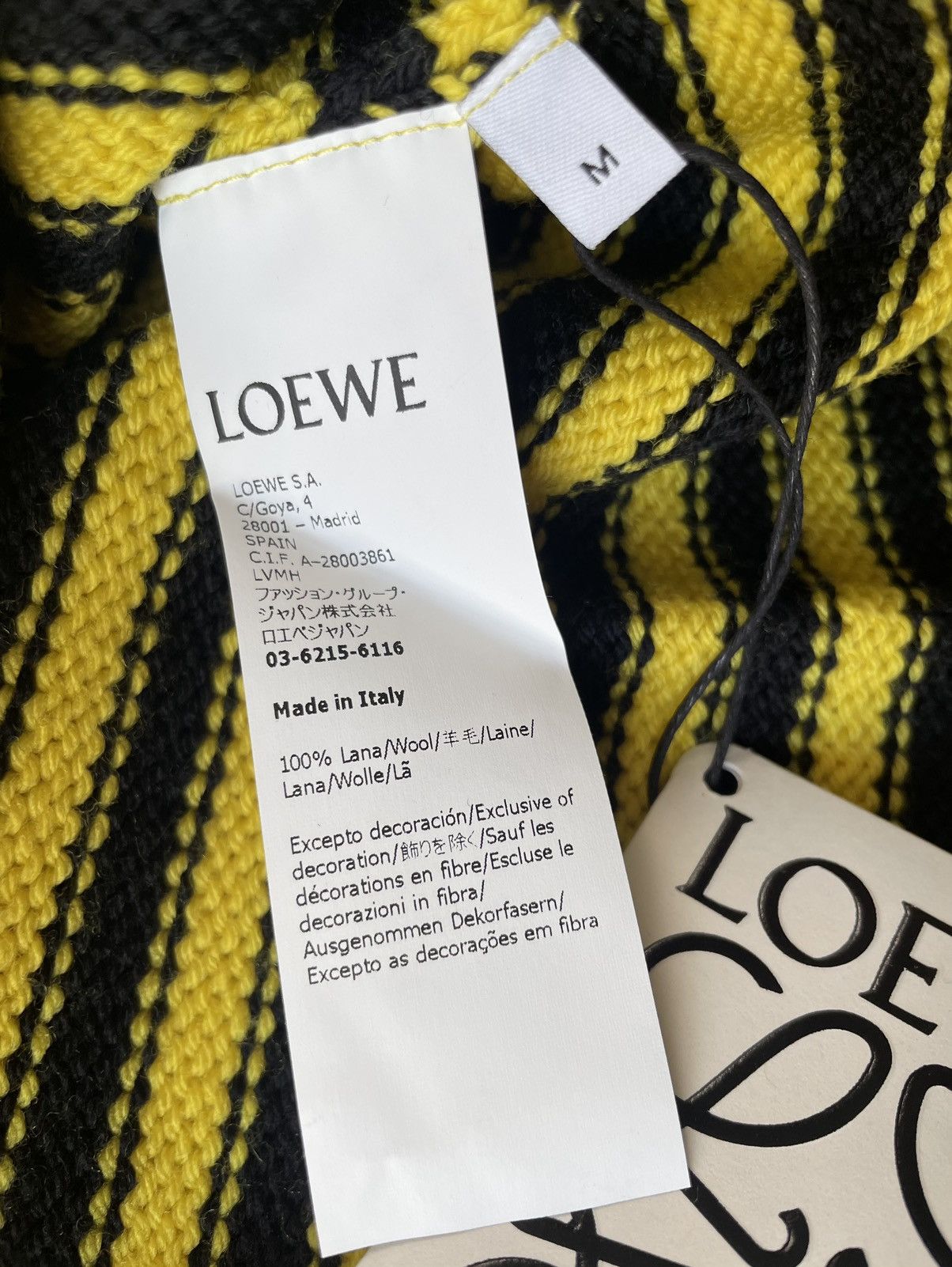 Loewe Loewe Color Block Amarillo Size US M / EU 48-50 / 2 - 6 Thumbnail