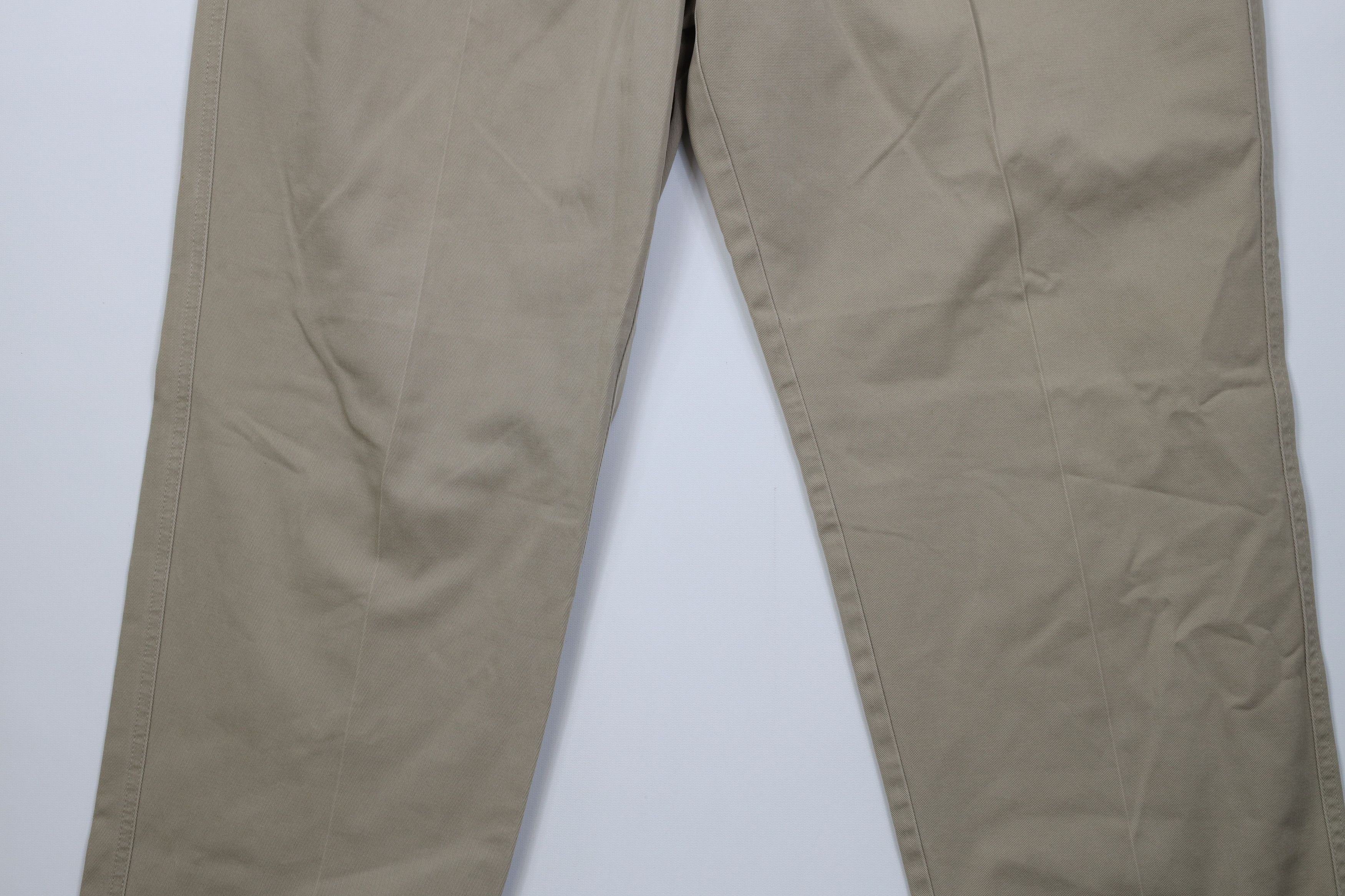 Ralph Lauren Vintage 90s Chaps Ralph Lauren Wide Leg Chino Pants Beige Size US 40 / EU 56 - 3 Thumbnail