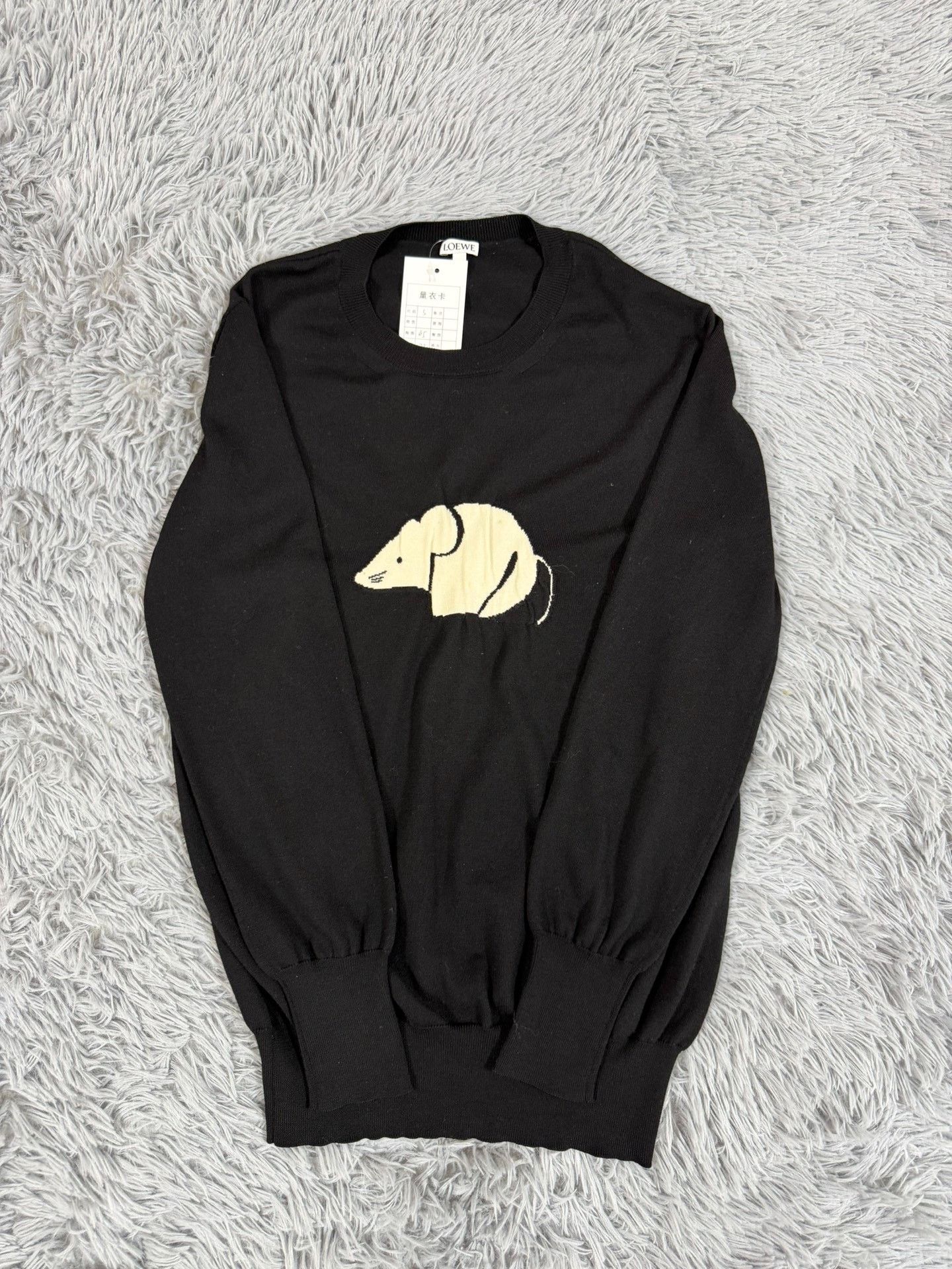 Loewe Loewe Wool Black Sweater S Women Size S / US 4 / IT 40 - 1 Thumbnail