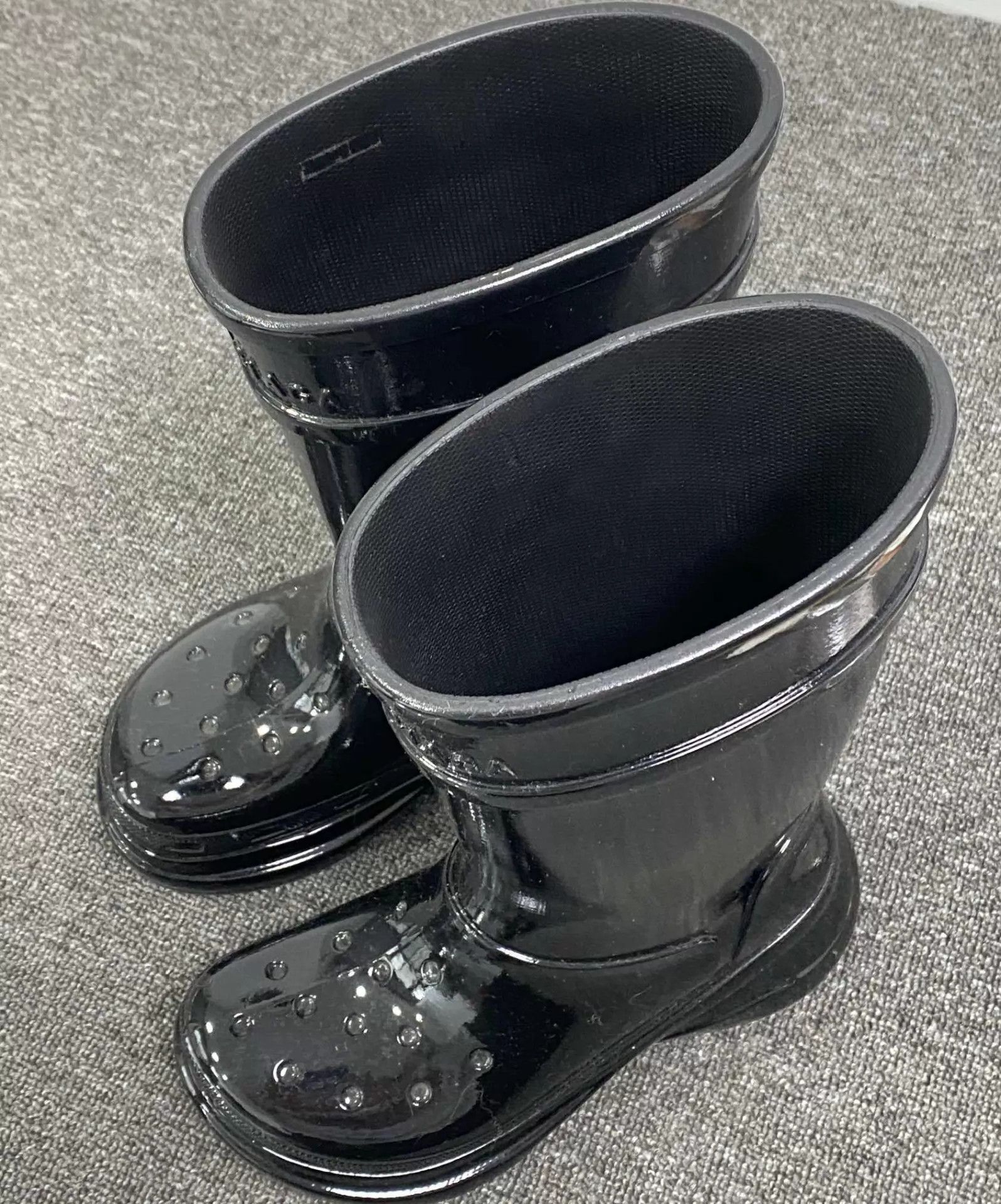Balenciaga Balenciaga CROCS Logo Round Toe Tall Boots Size US 6.5 / IT 36.5 - 1 Thumbnail