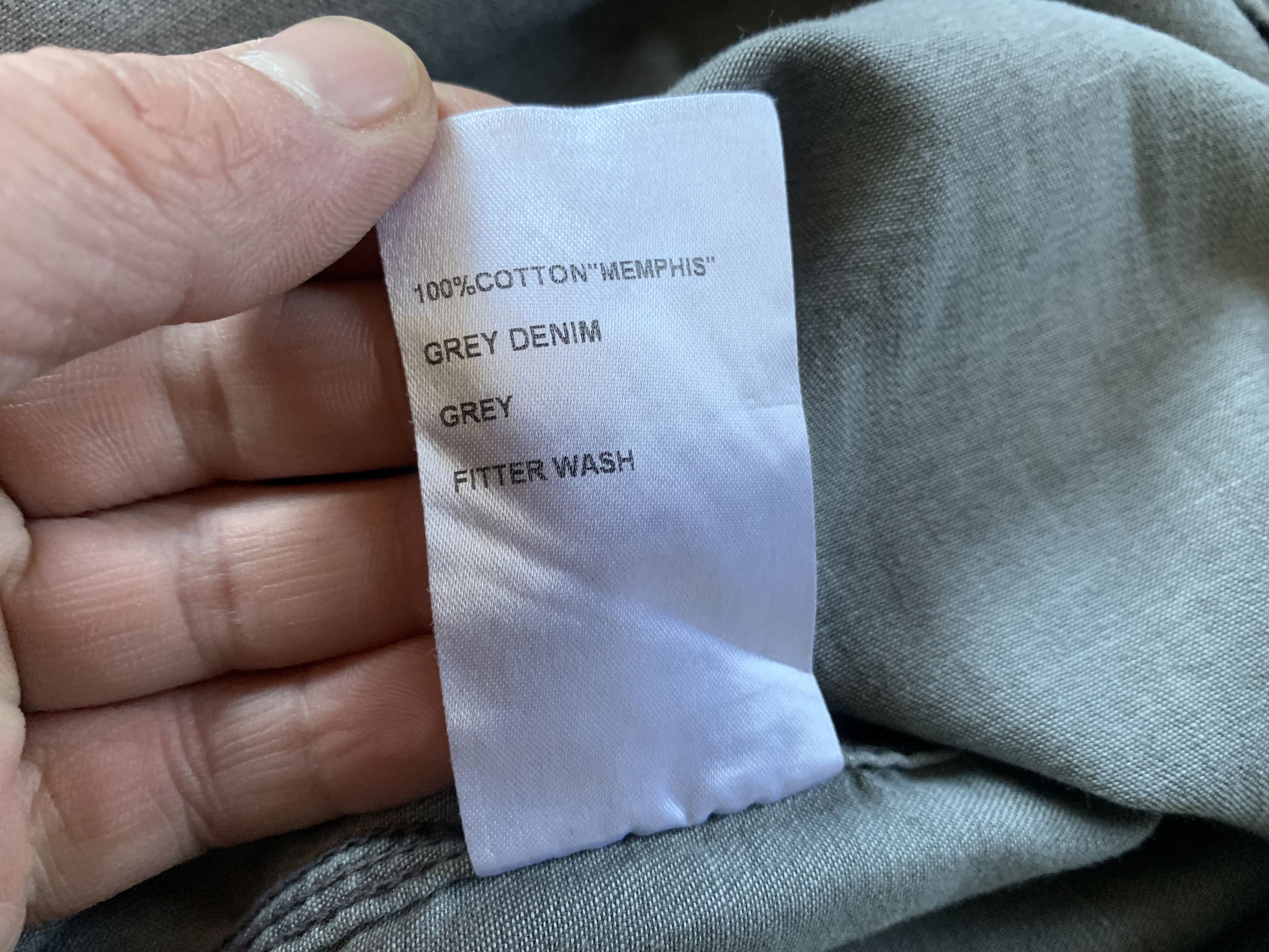 Carhartt Carhartt Howdy Denim Long Sleeve Grey Shirt Size US M / EU 48-50 / 2 - 8 Thumbnail