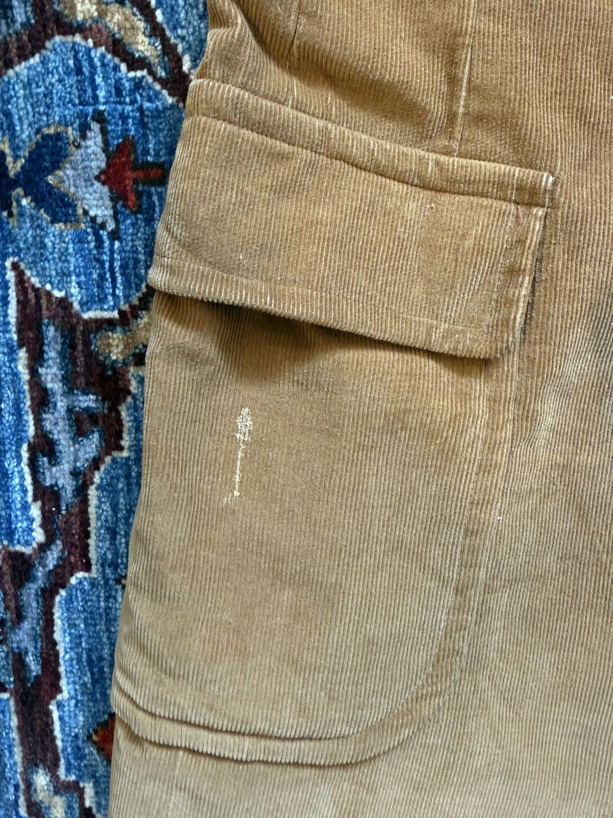 Other Vintage Beige Corduroy Blazer Size 36R - 8 Thumbnail