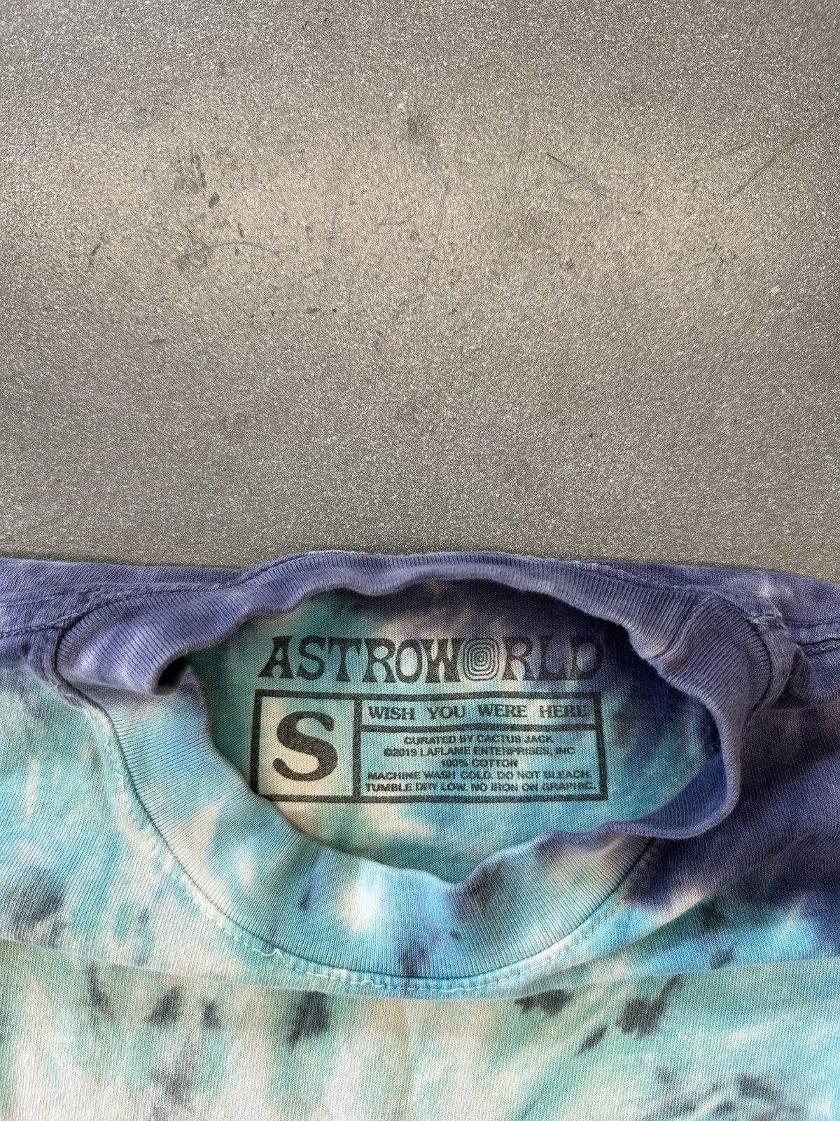 Travis Scott 2019 Travis Scott Astroworld Manifestation Tie-Dye Tee Size US S / EU 44-46 / 1 - 5 Thumbnail