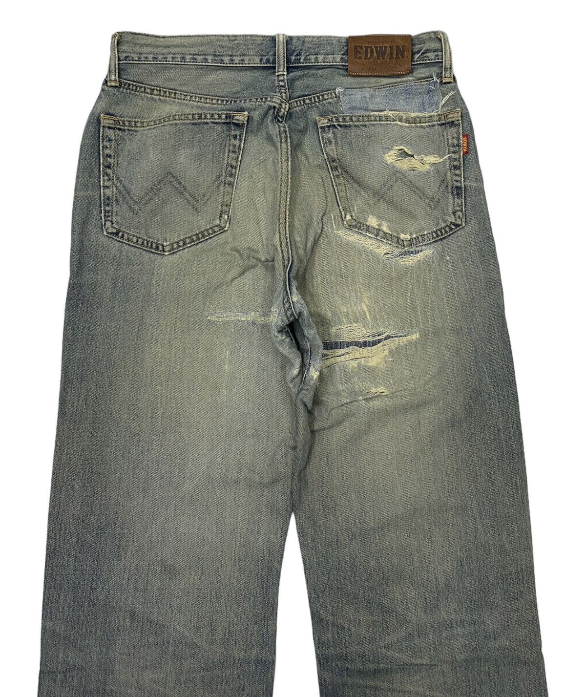 Other BAGGY JEANS EDWIN DISTRESSED DENIM JEANS Size US 32 / EU 48 - 4 Thumbnail