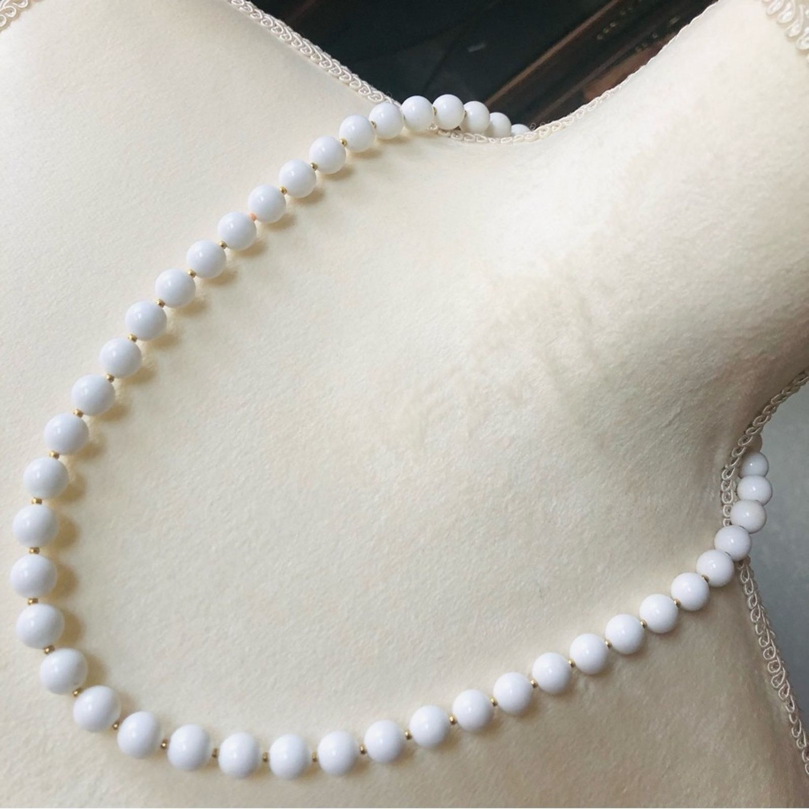 Vintage Vintage 80s classic round plastic bead necklace Size ONE SIZE - 1 Thumbnail
