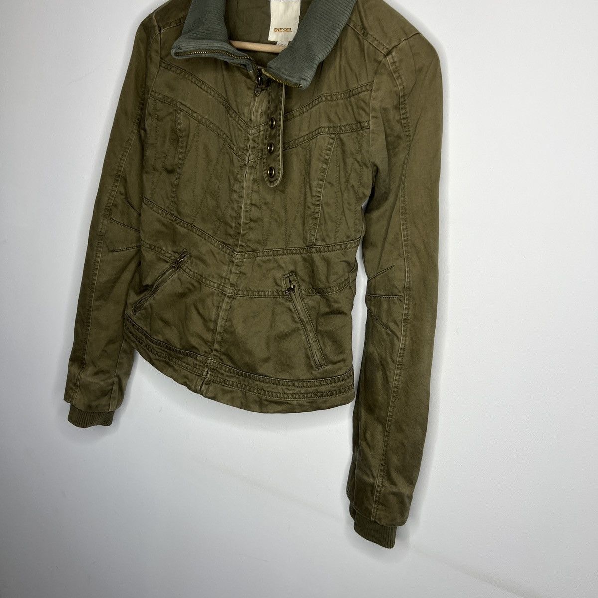 Diesel Diesel Military Bomber Cargo Jacket y2k army 00s Size S / US 4 / IT 40 - 2 Thumbnail