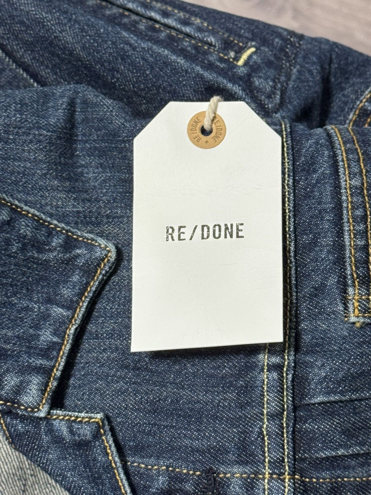 RE/DONE NWT RE/DONE Men’s Classic Denim Jacket 1 Year Wear Blue XL Size US XL / EU 56 / 4 - 17 Thumbnail