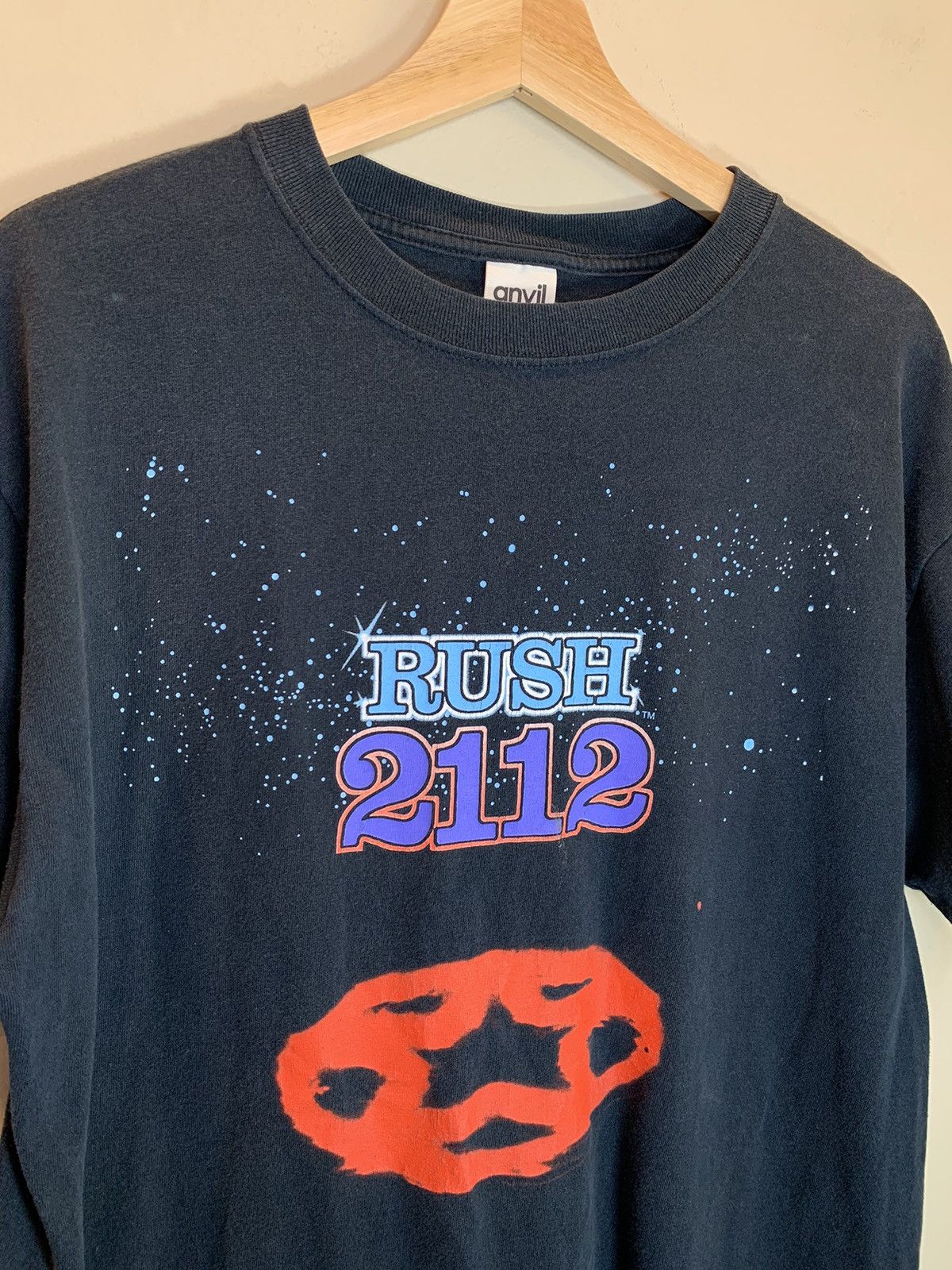 Band Tees *RARE* Vintage Rush 2112 Album Art Band Promo T-Shirt - L Size US L / EU 52-54 / 3 - 3 Thumbnail