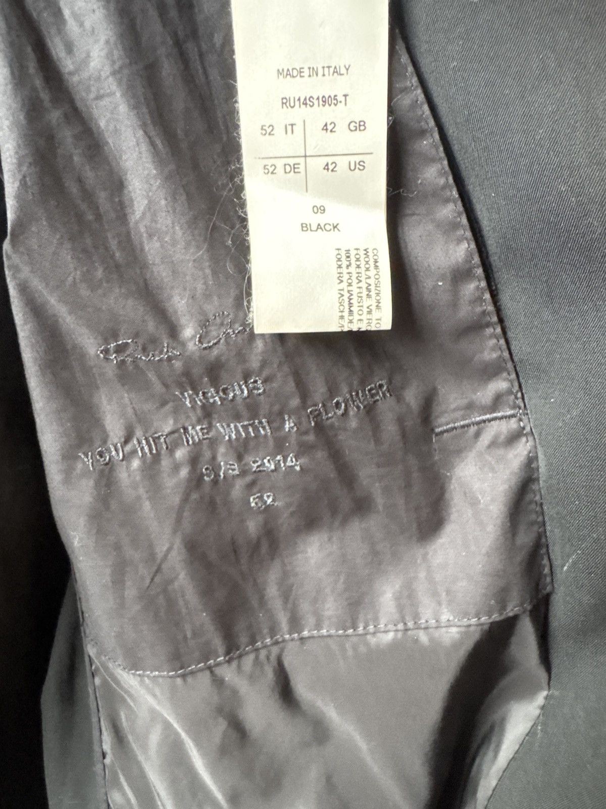 Rick Owens Rick Owens 52 Size US L / EU 52-54 / 3 - 5 Thumbnail